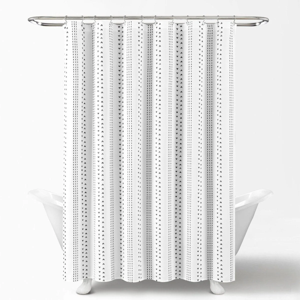 Hygge Stripe Shower Curtain - Image 3