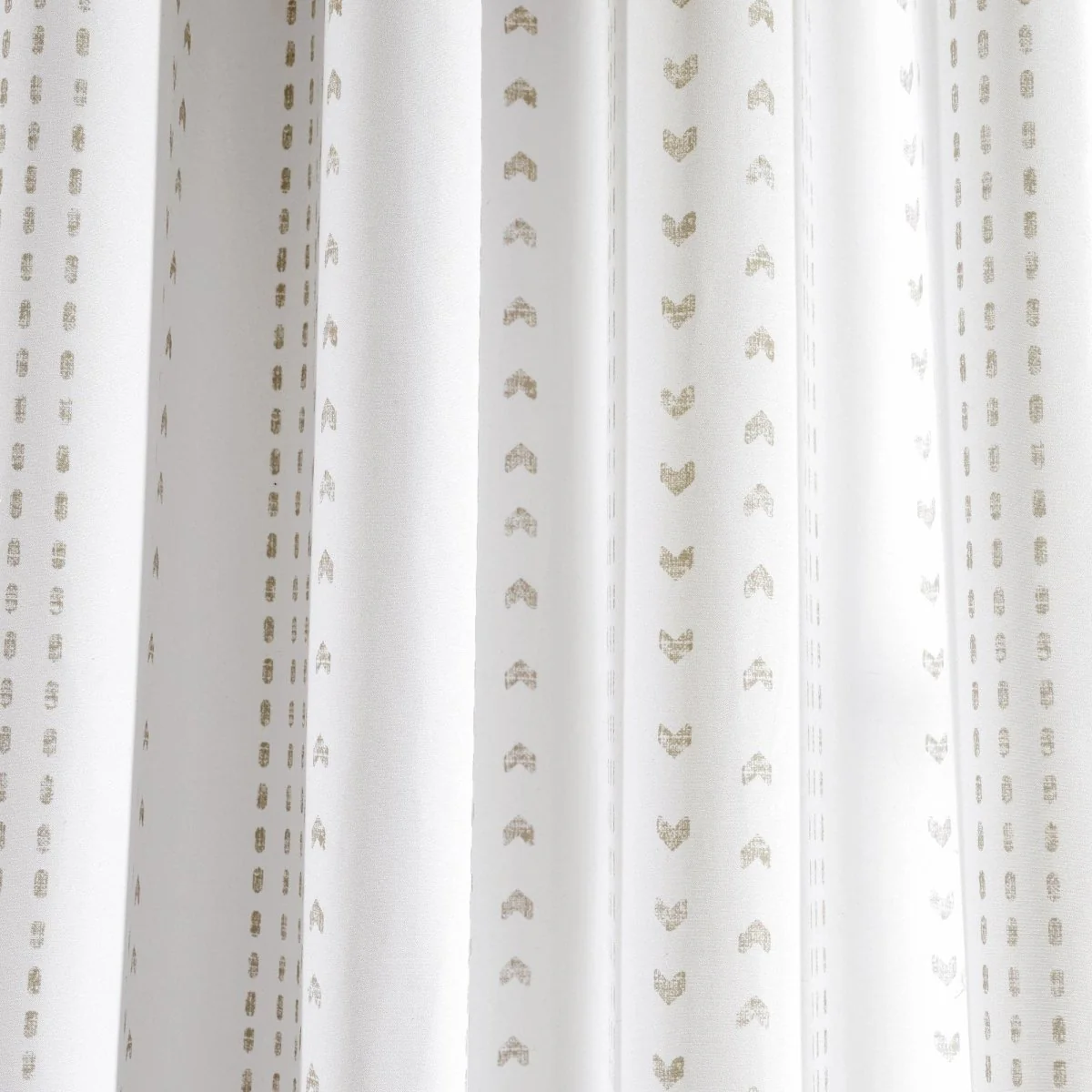 Hygge Stripe Window Curtain Panel Set - Image 9