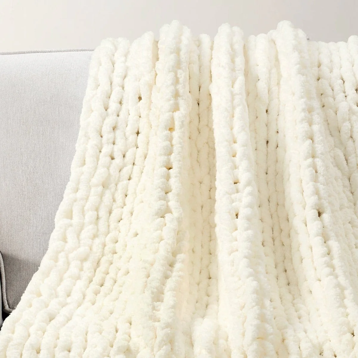 Hygge Ultra Soft Chenille Chunky Knit Throw - Image 10
