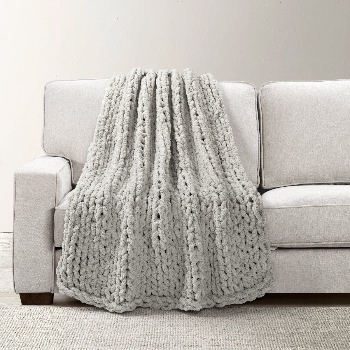 Hygge Ultra Soft Chenille Chunky Knit Throw - Image 2