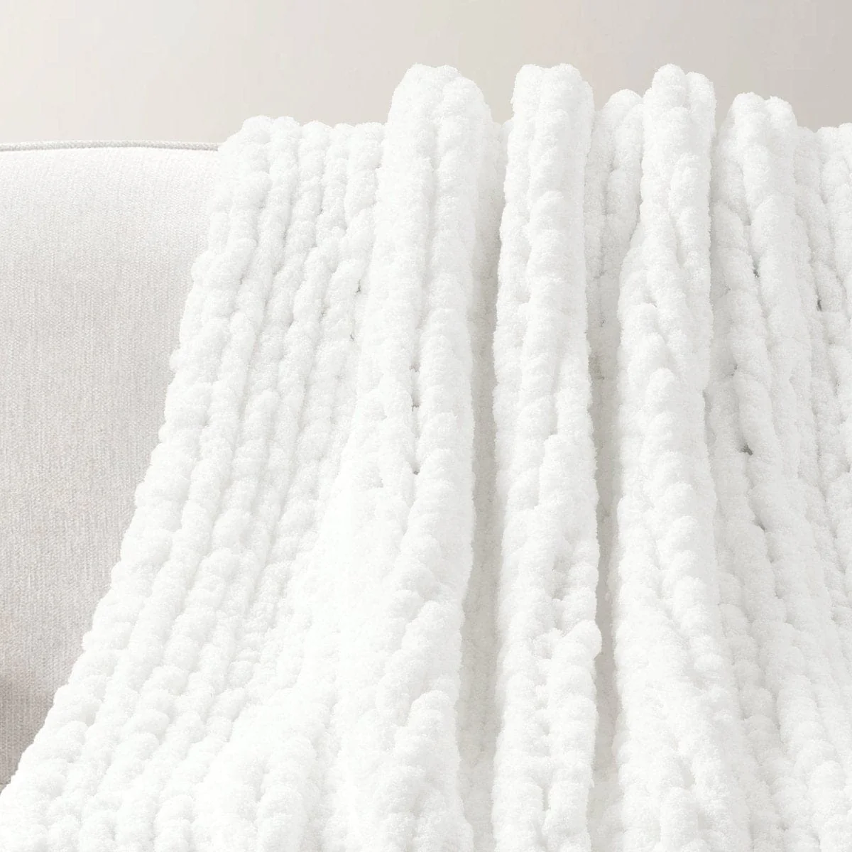 Hygge Ultra Soft Chenille Chunky Knit Throw - Image 6