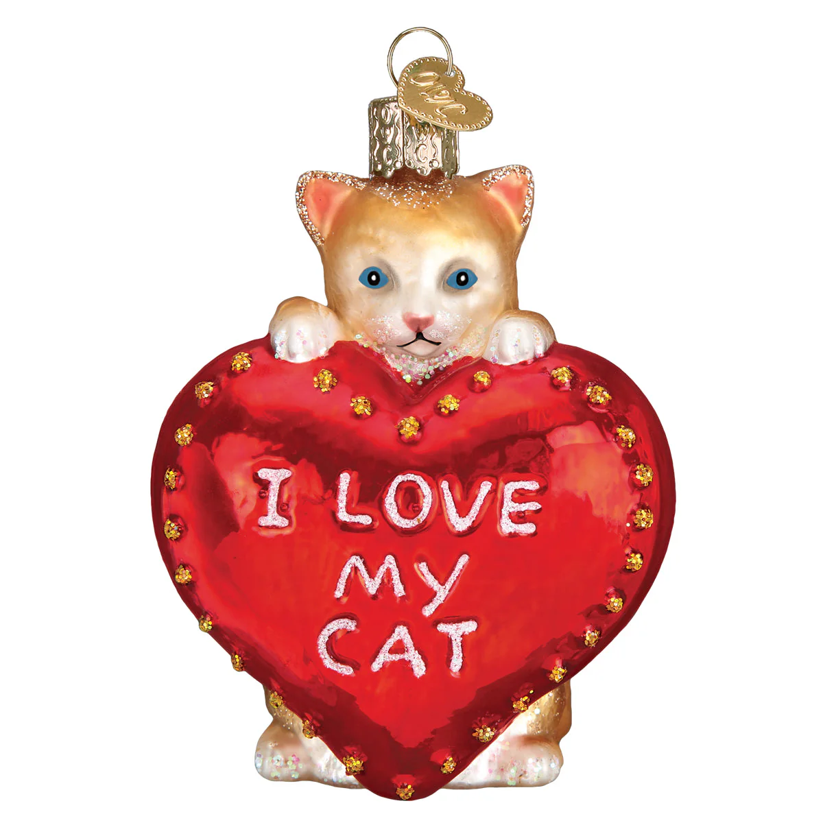 I Love My Cat Ornament - Image 3