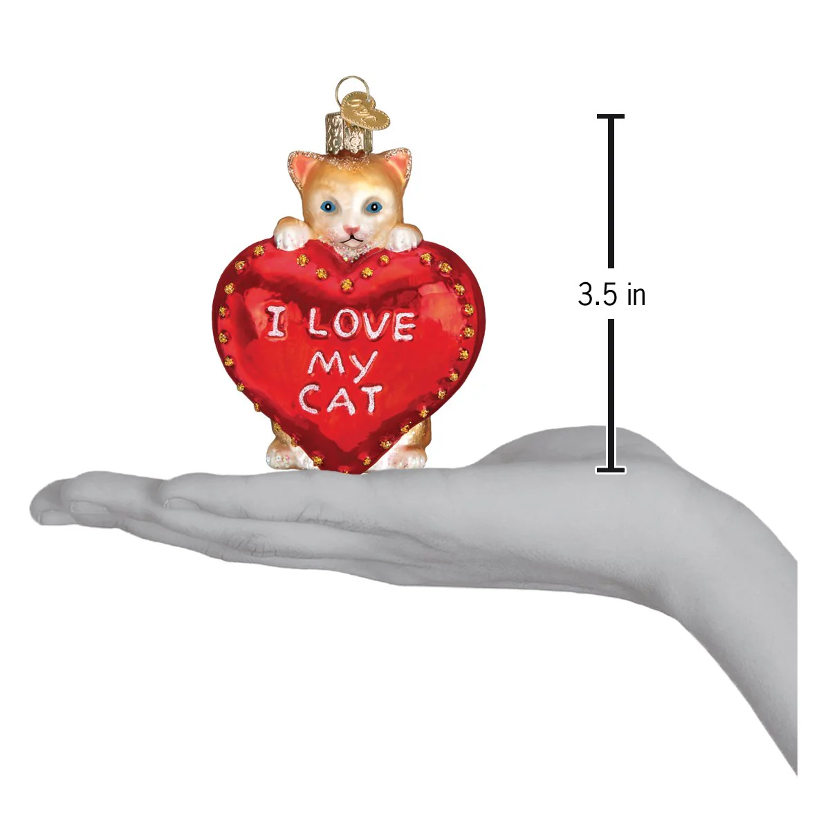 I Love My Cat Ornament - Image 6
