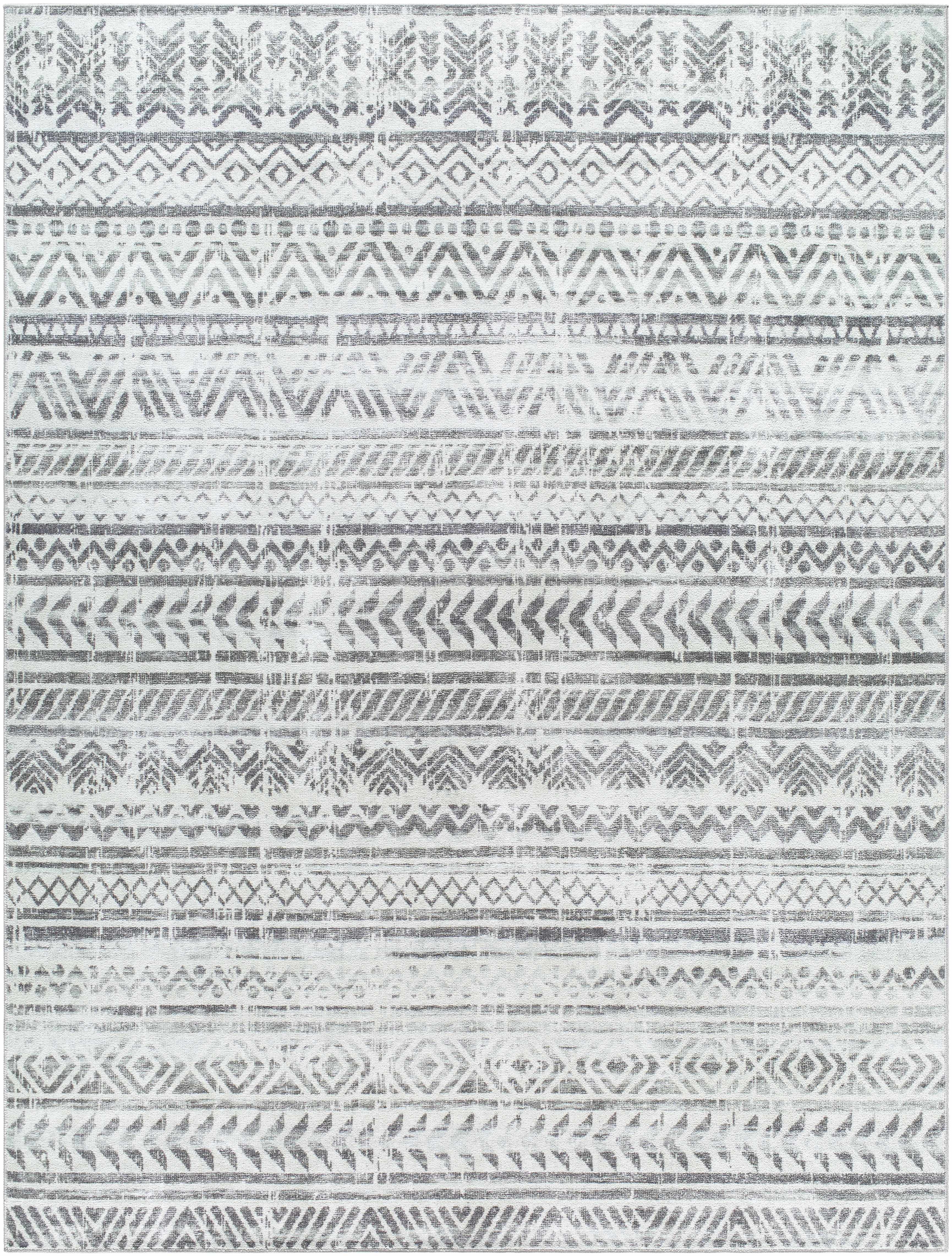 Ianna Light Gray Washable Area Rug - Clearance - Image 10