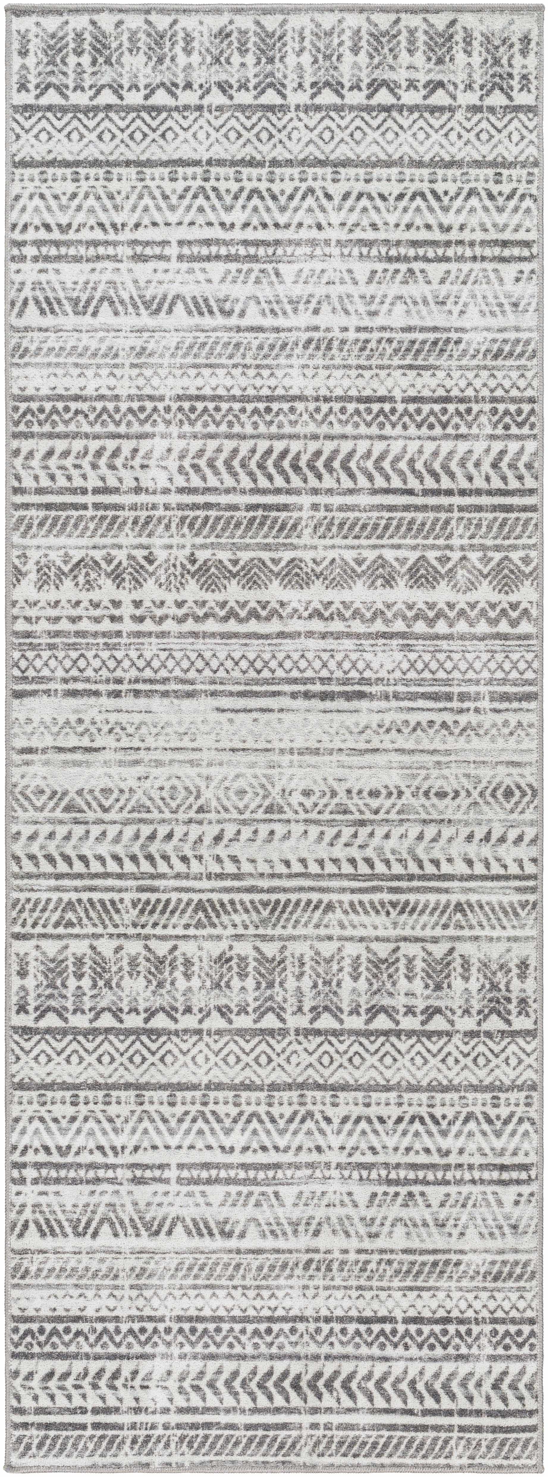 Ianna Light Gray Washable Area Rug - Clearance - Image 3