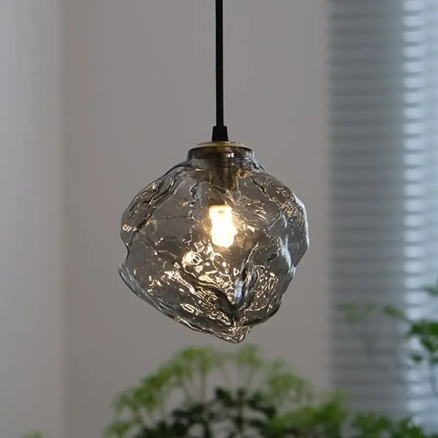 Ice Cube Lava Pendant Light Adjustable LED Chandelier for Bedroom Bar Restaurant - Image 2
