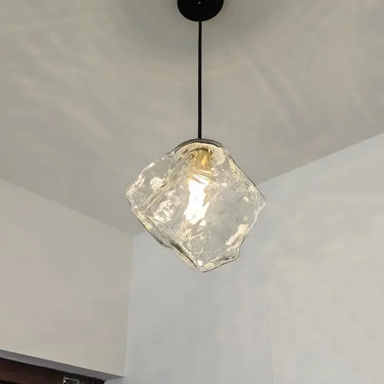 Ice Cube Lava Pendant Light Adjustable LED Chandelier for Bedroom Bar Restaurant - Image 3