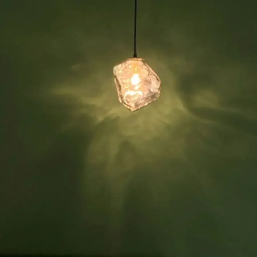 Ice Cube Lava Pendant Light Adjustable LED Chandelier for Bedroom Bar Restaurant - Image 4