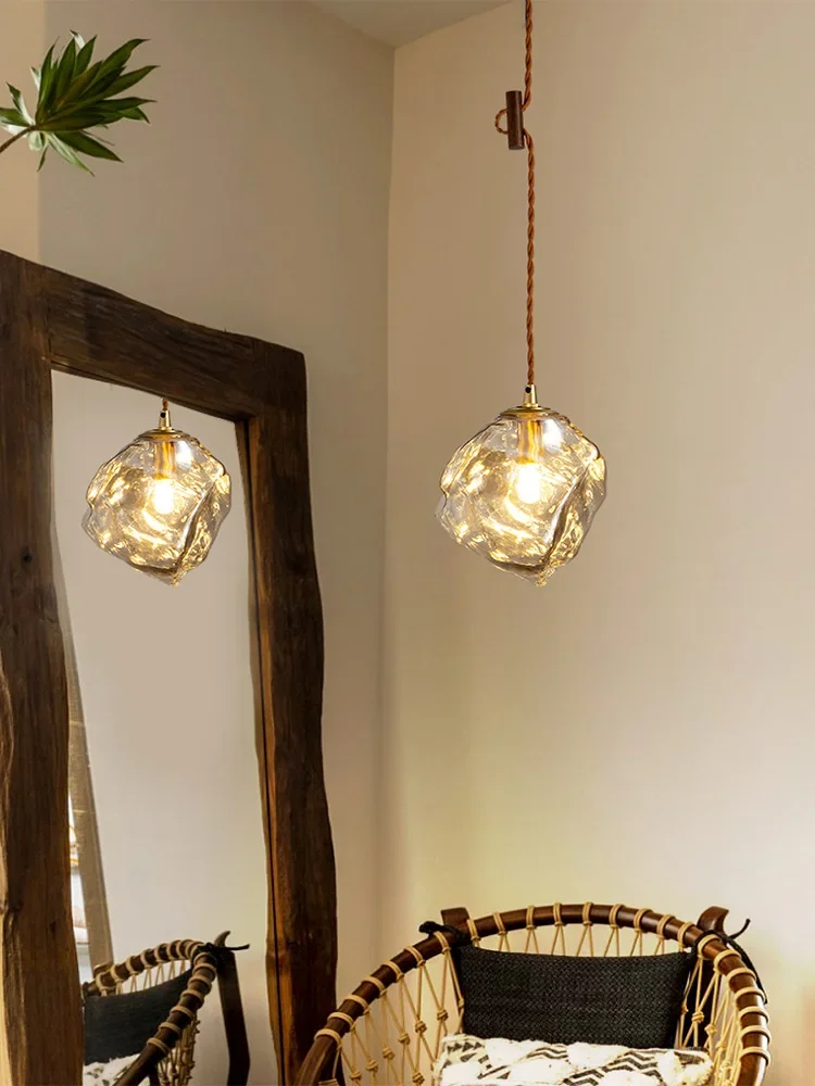 Ice Cube Lava Pendant Light Adjustable LED Chandelier for Bedroom Bar Restaurant - Image 5