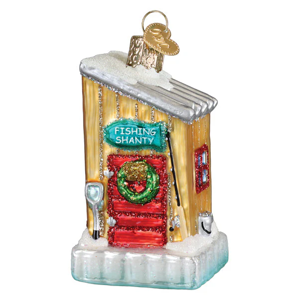 Ice Fishing Shanty Ornament - Image 2