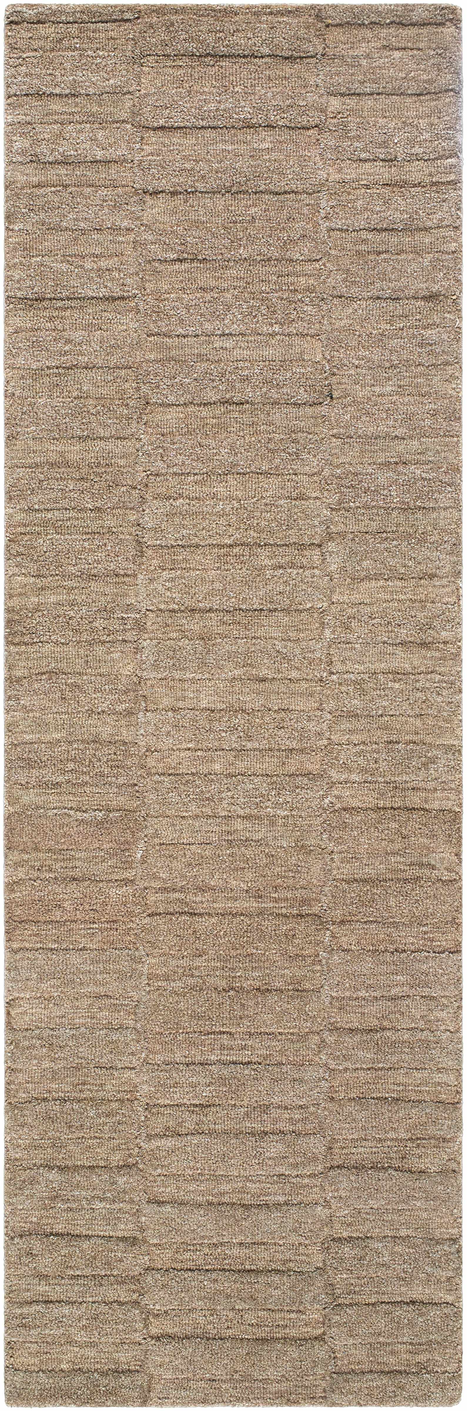 Idaho Broken-Striped Brown Area Rug - Image 4