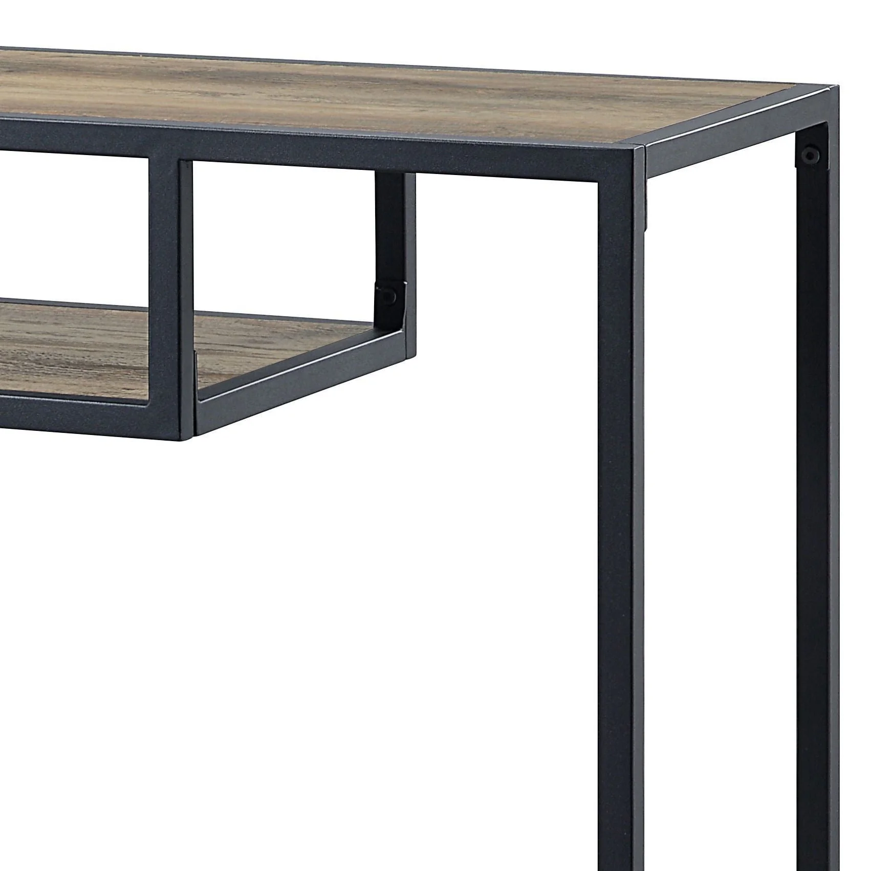 Idella - Sofa Table - Rustic Oak / Black - Image 3