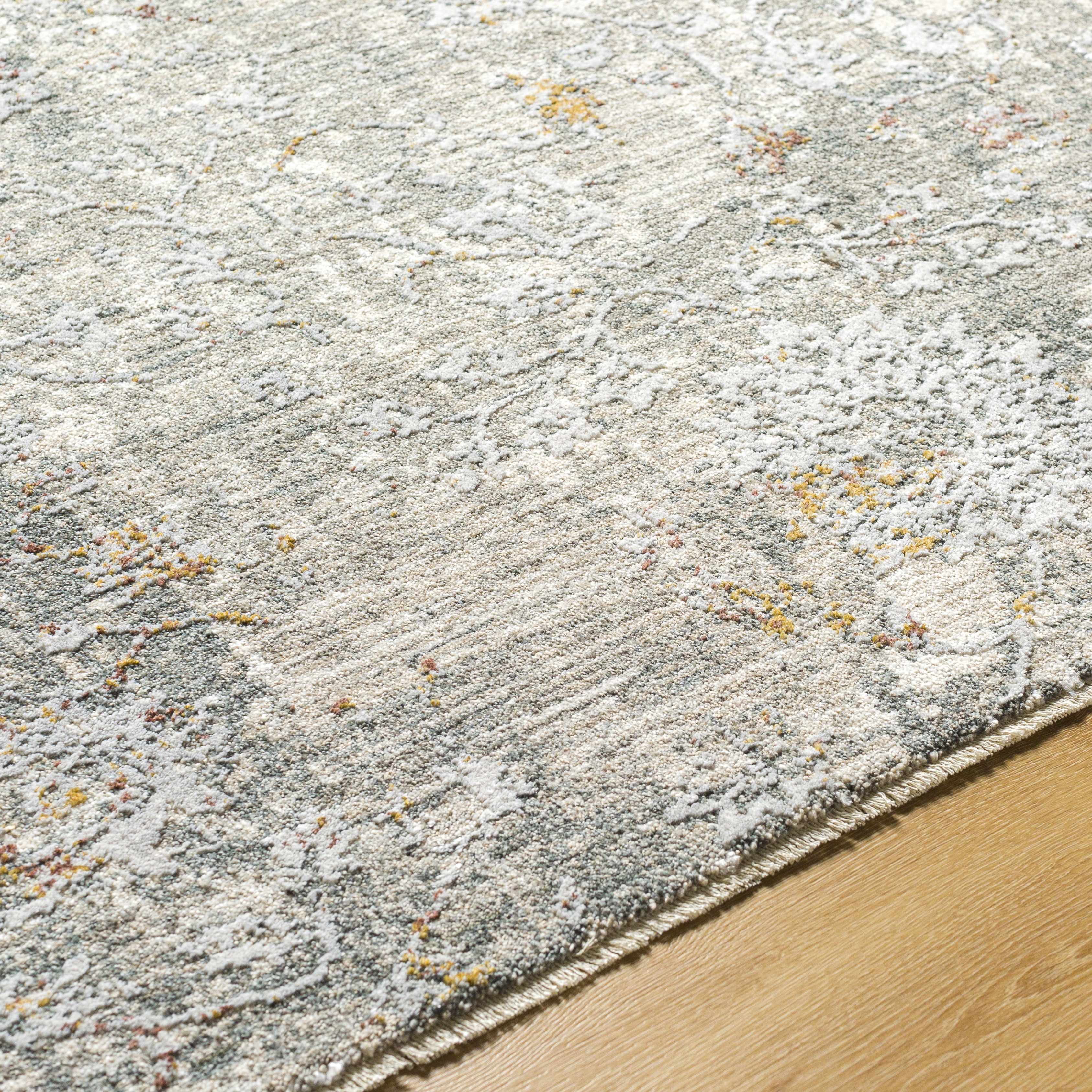 Ifama Textured Rug with Fringes - Image 4