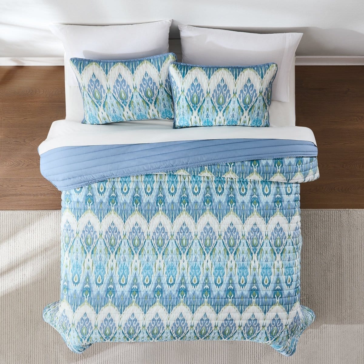 Ikat Drops Quilt Set - Image 11