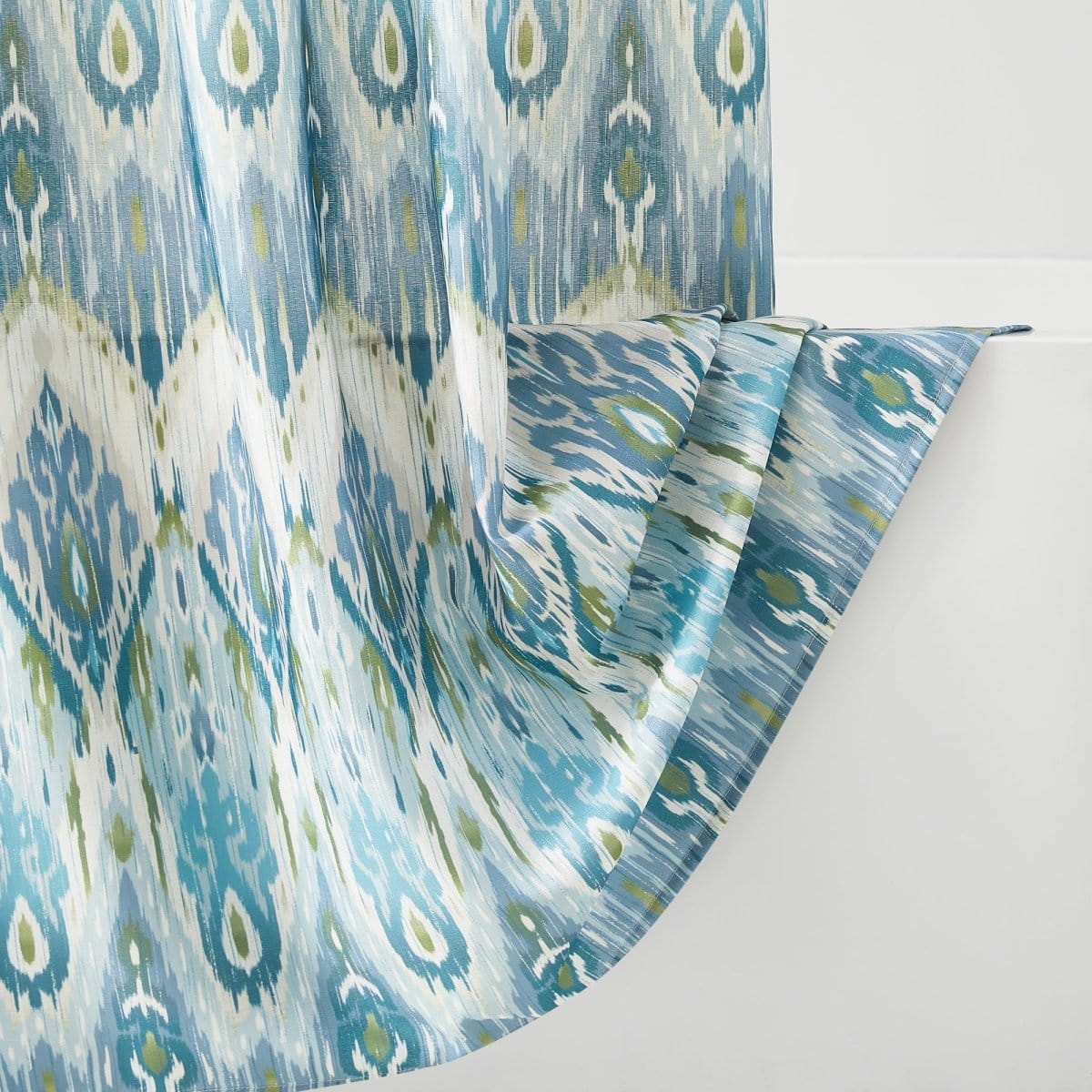 Ikat Drops Shower Curtain - Image 4