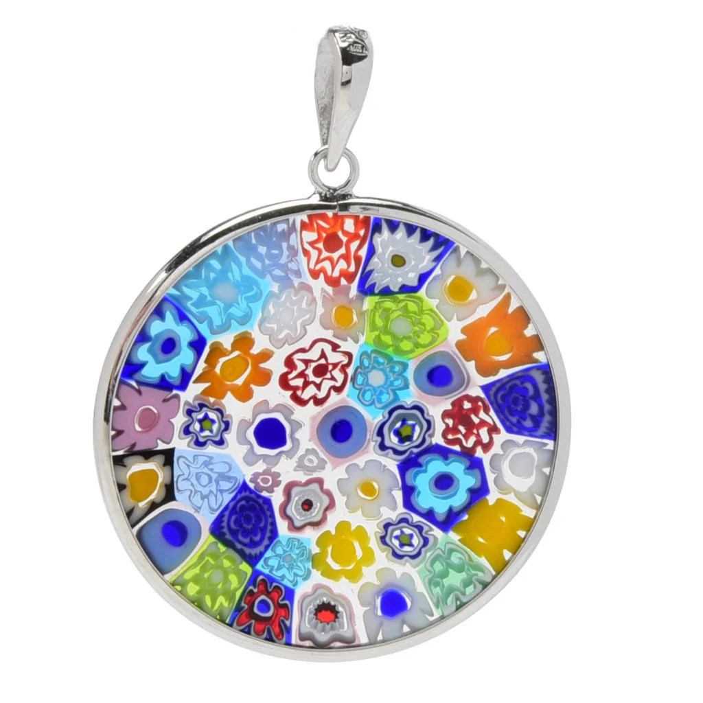Il Murano di Francesca 32.8mm Murano Glass Disc Pendant - Image 3