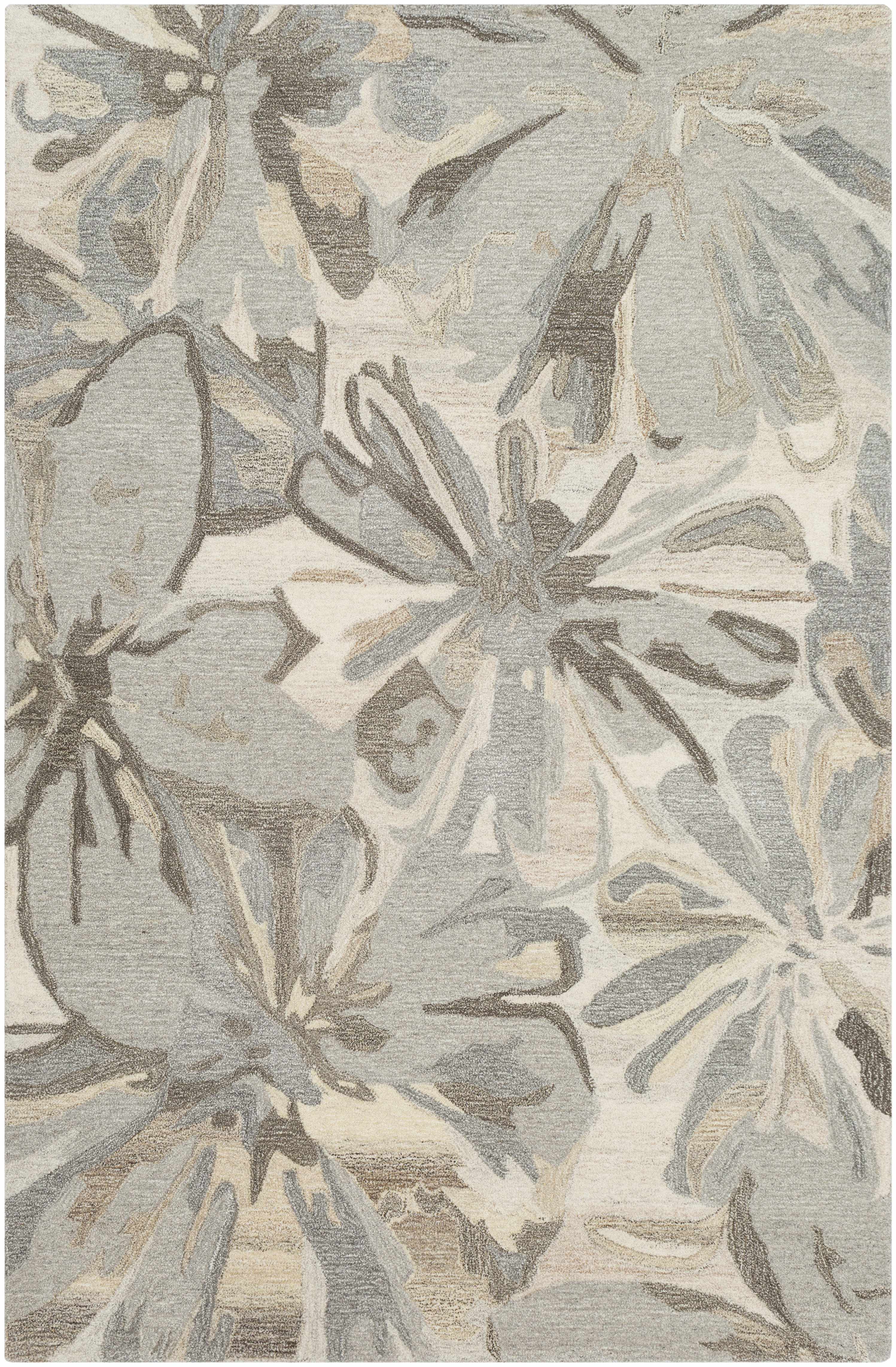 Ilfeld Athena Beige Floral Wool Rug - Image 11