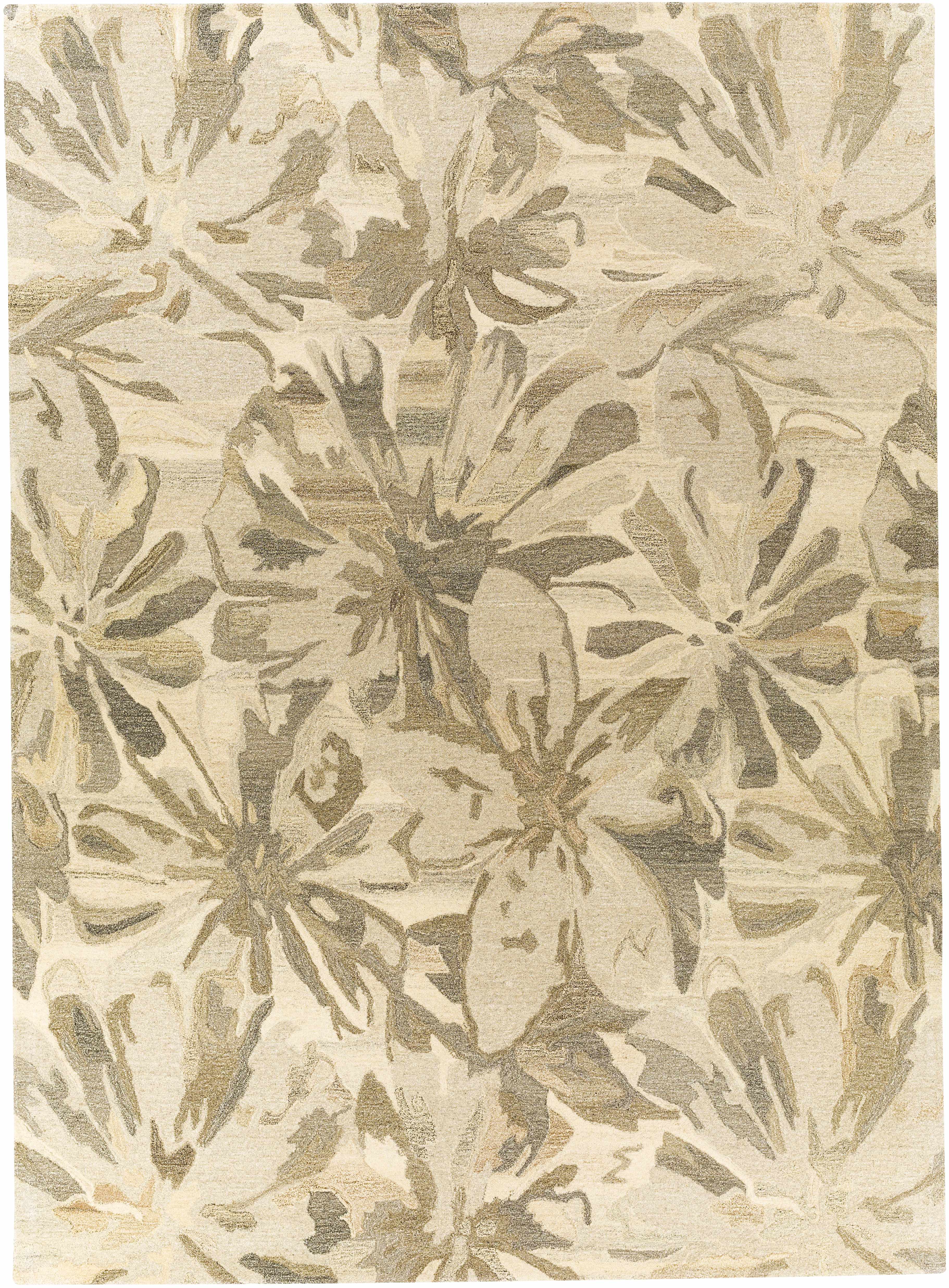 Ilfeld Athena Beige Floral Wool Rug - Image 12