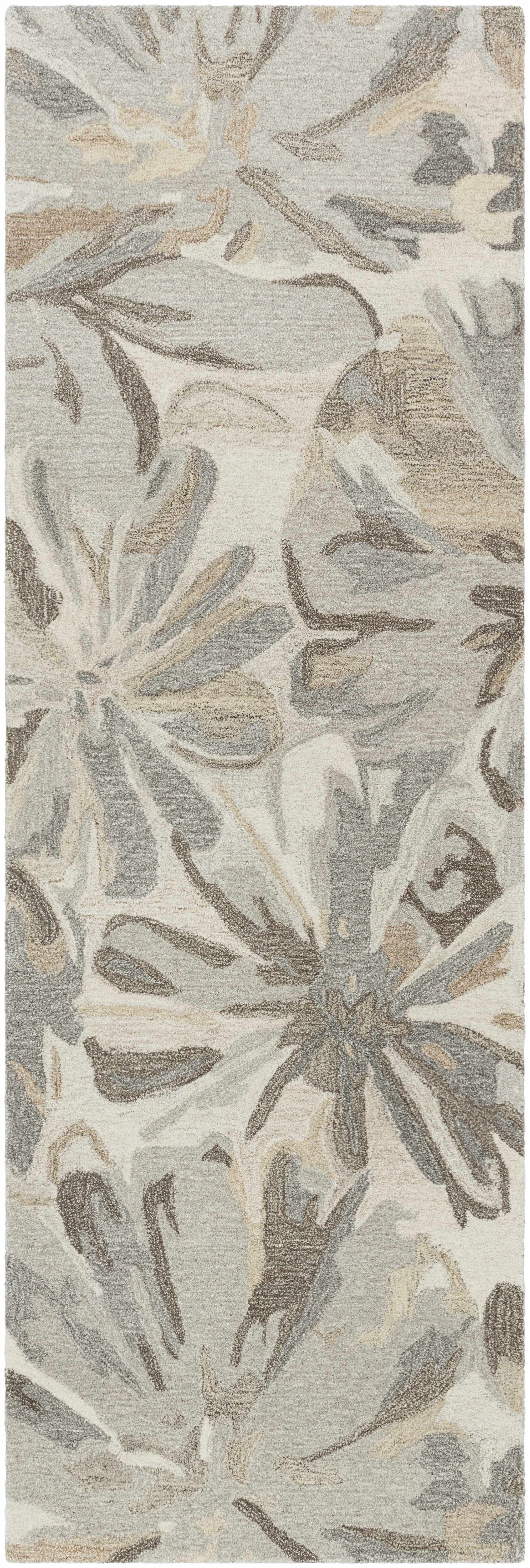 Ilfeld Athena Beige Floral Wool Rug - Image 13