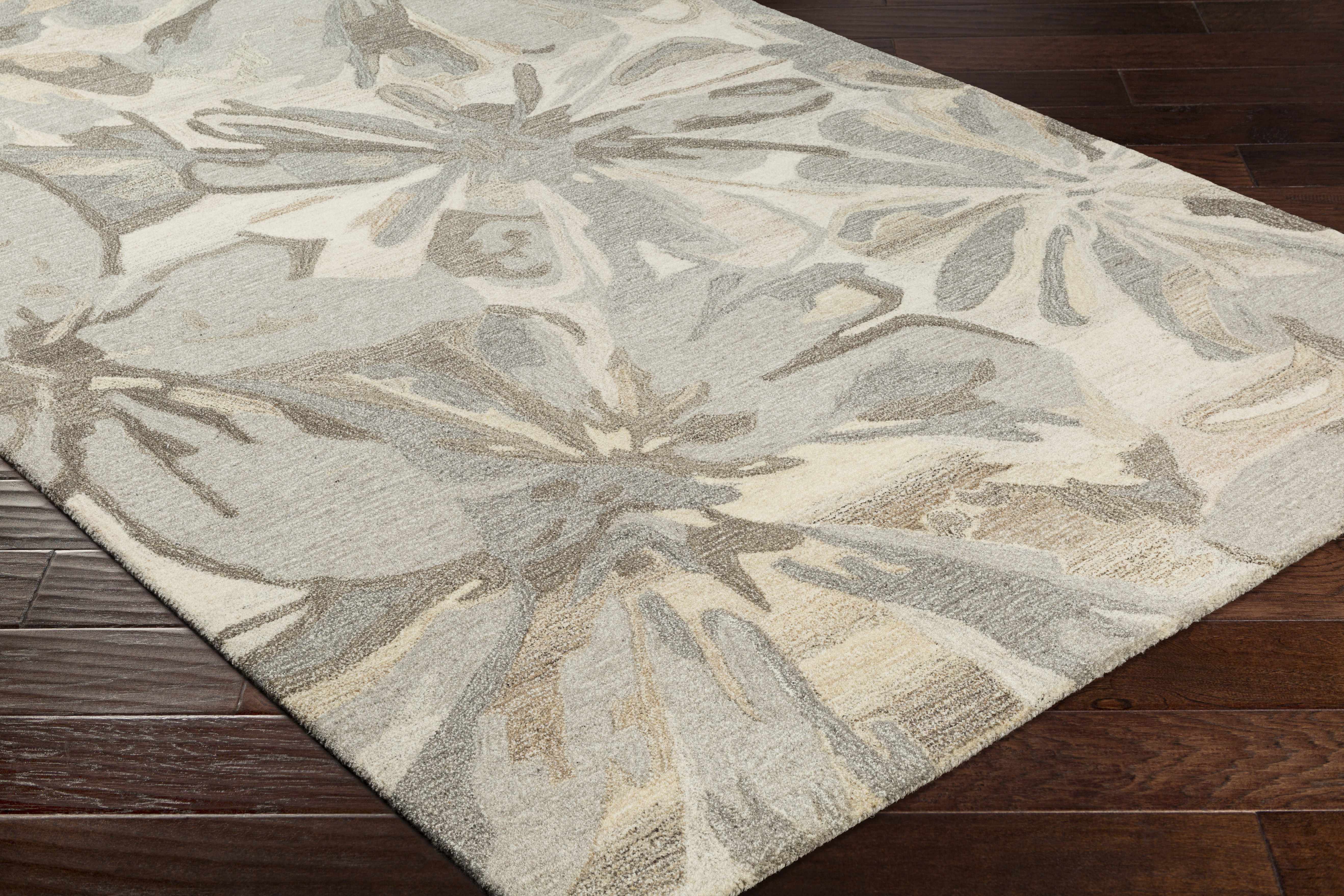 Ilfeld Athena Beige Floral Wool Rug - Image 15