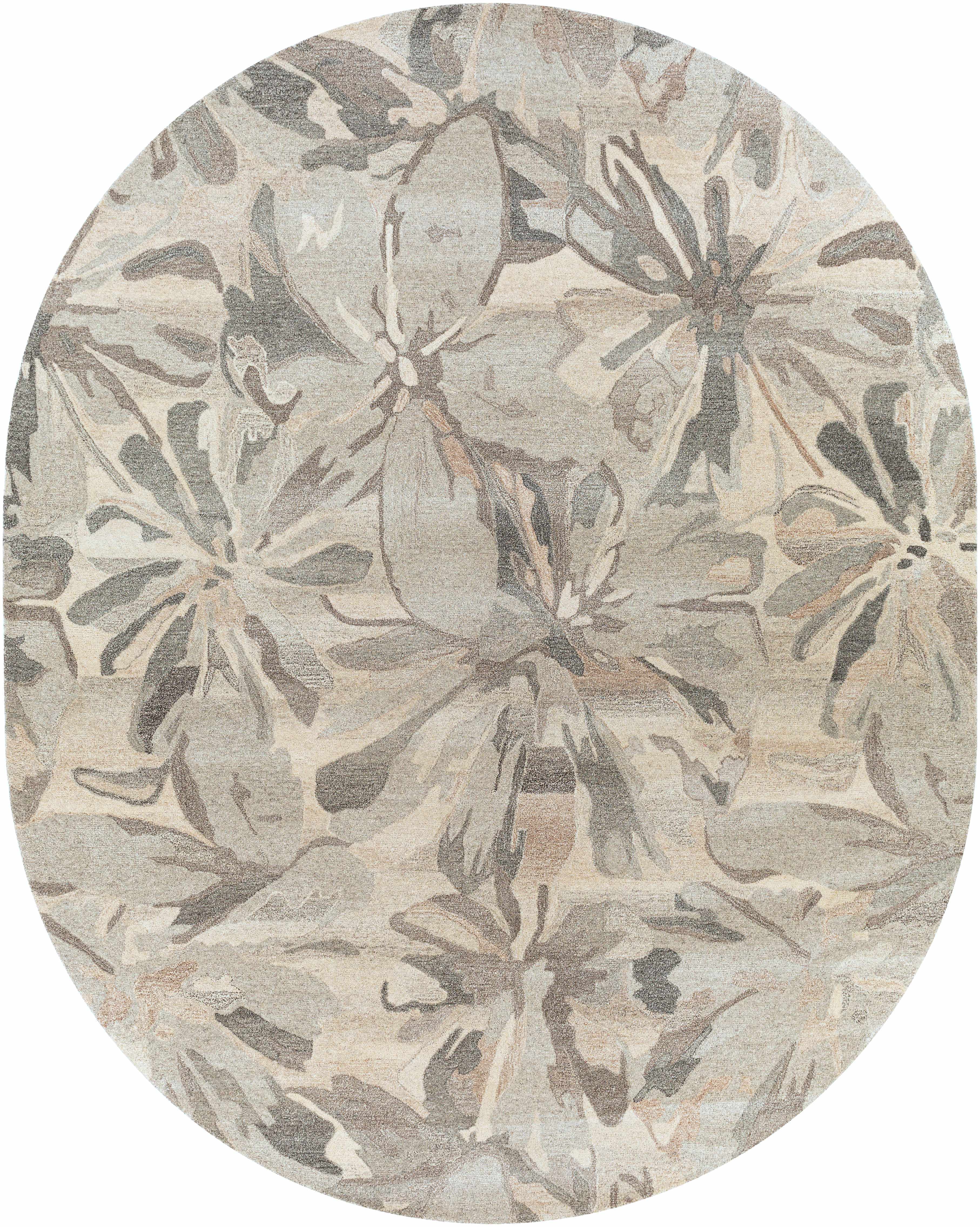 Ilfeld Athena Beige Floral Wool Rug - Image 16