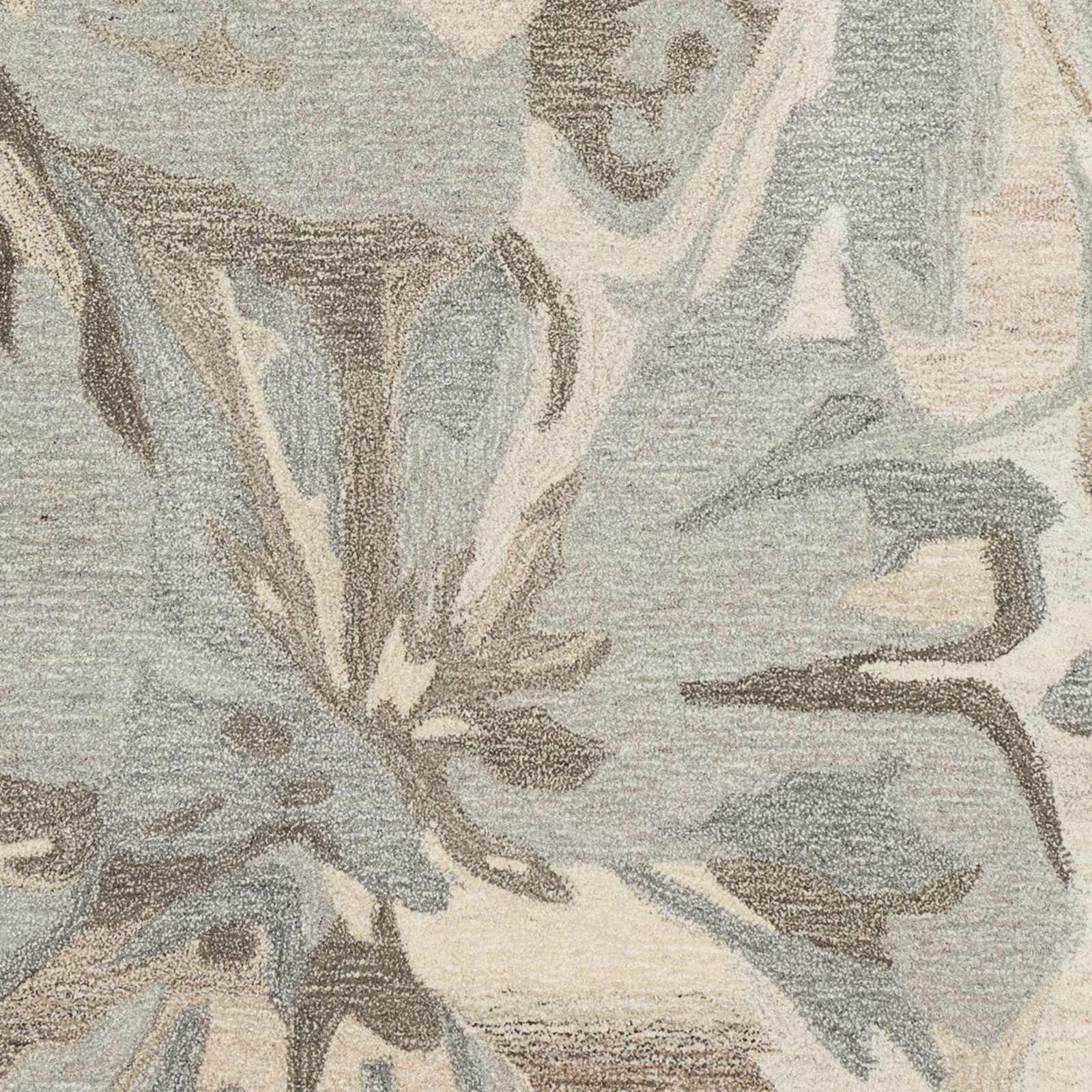 Ilfeld Athena Beige Floral Wool Rug - Image 6