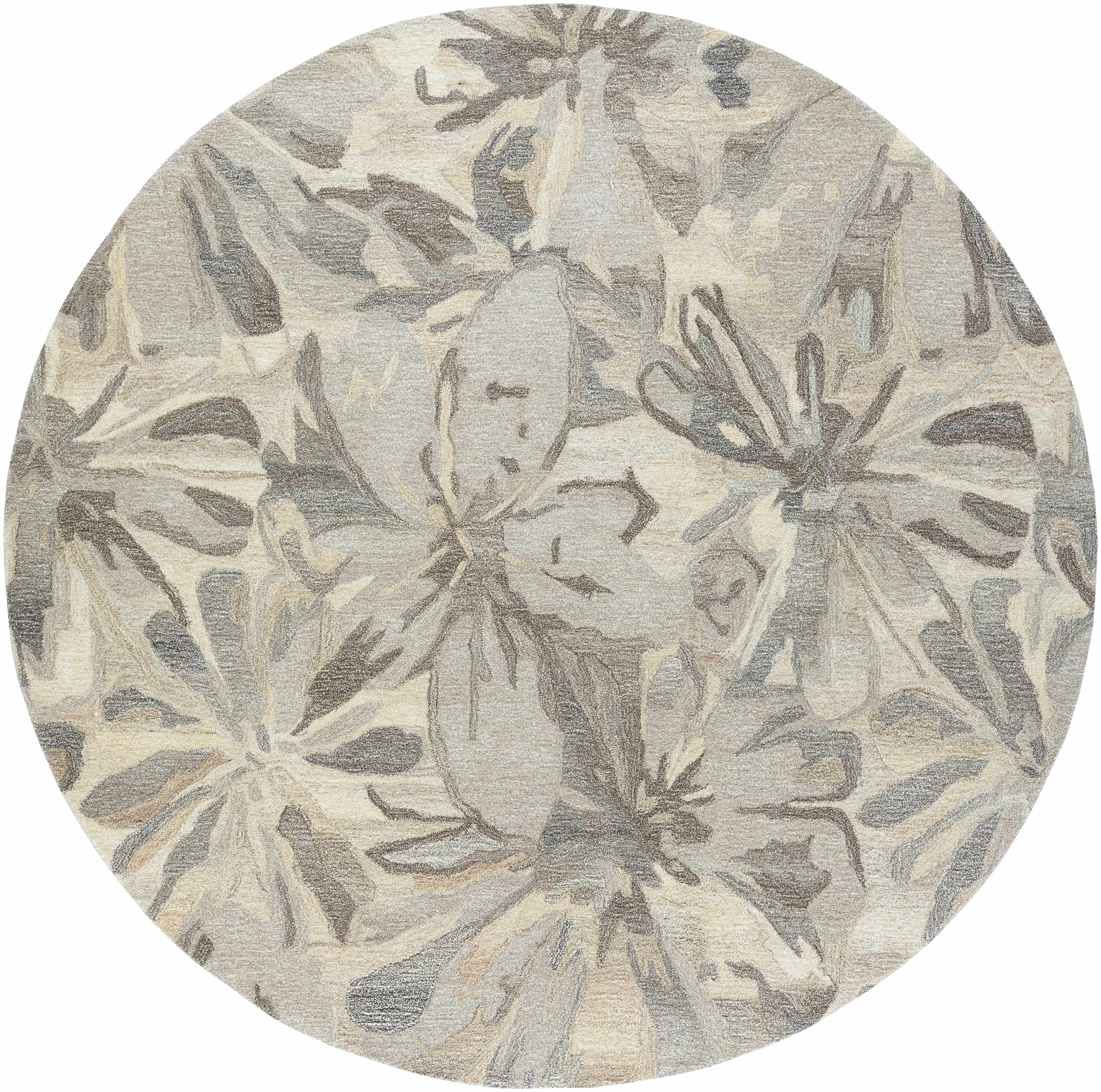 Ilfeld Athena Beige Floral Wool Rug - Image 7