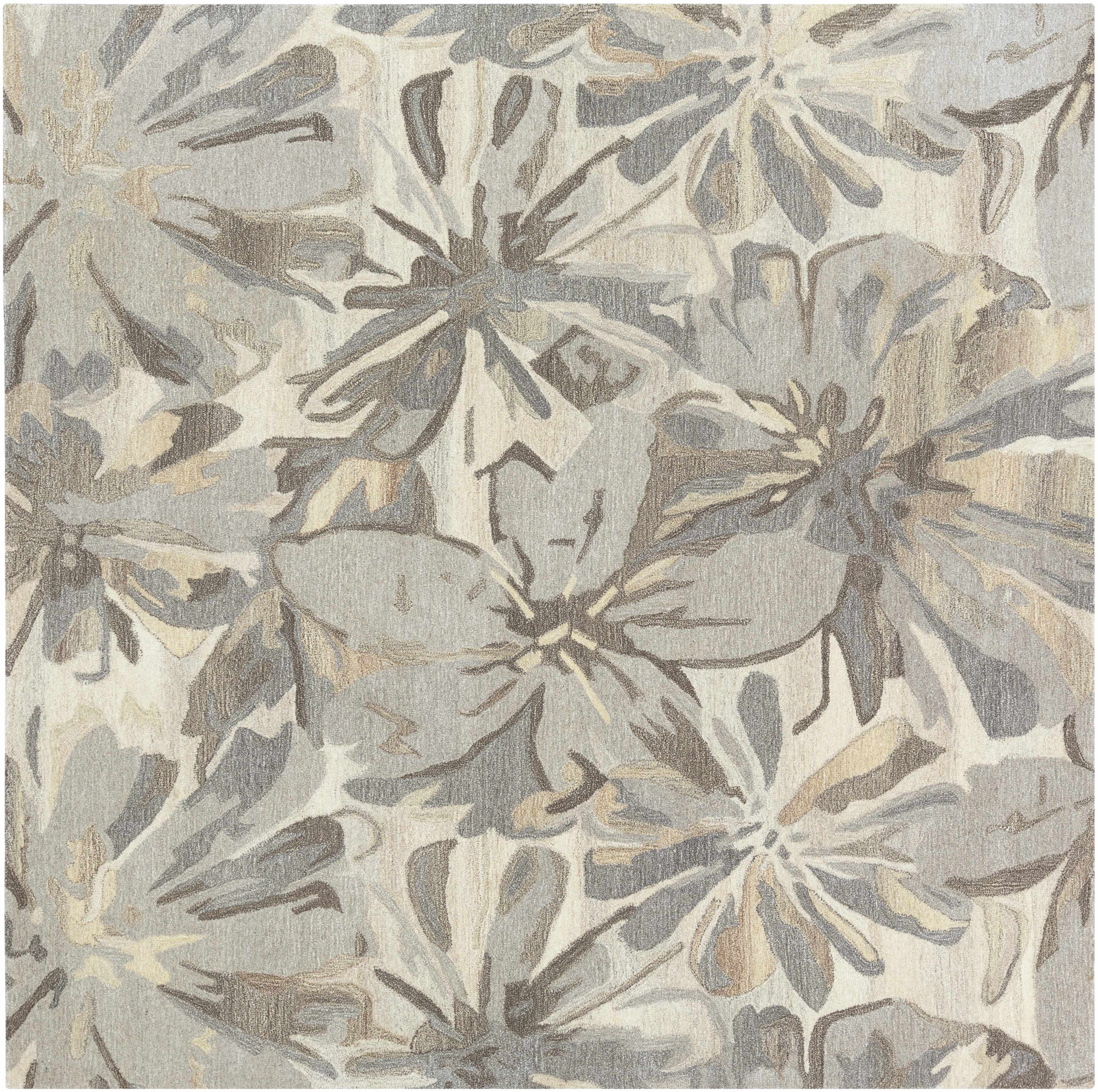 Ilfeld Athena Beige Floral Wool Rug - Image 8