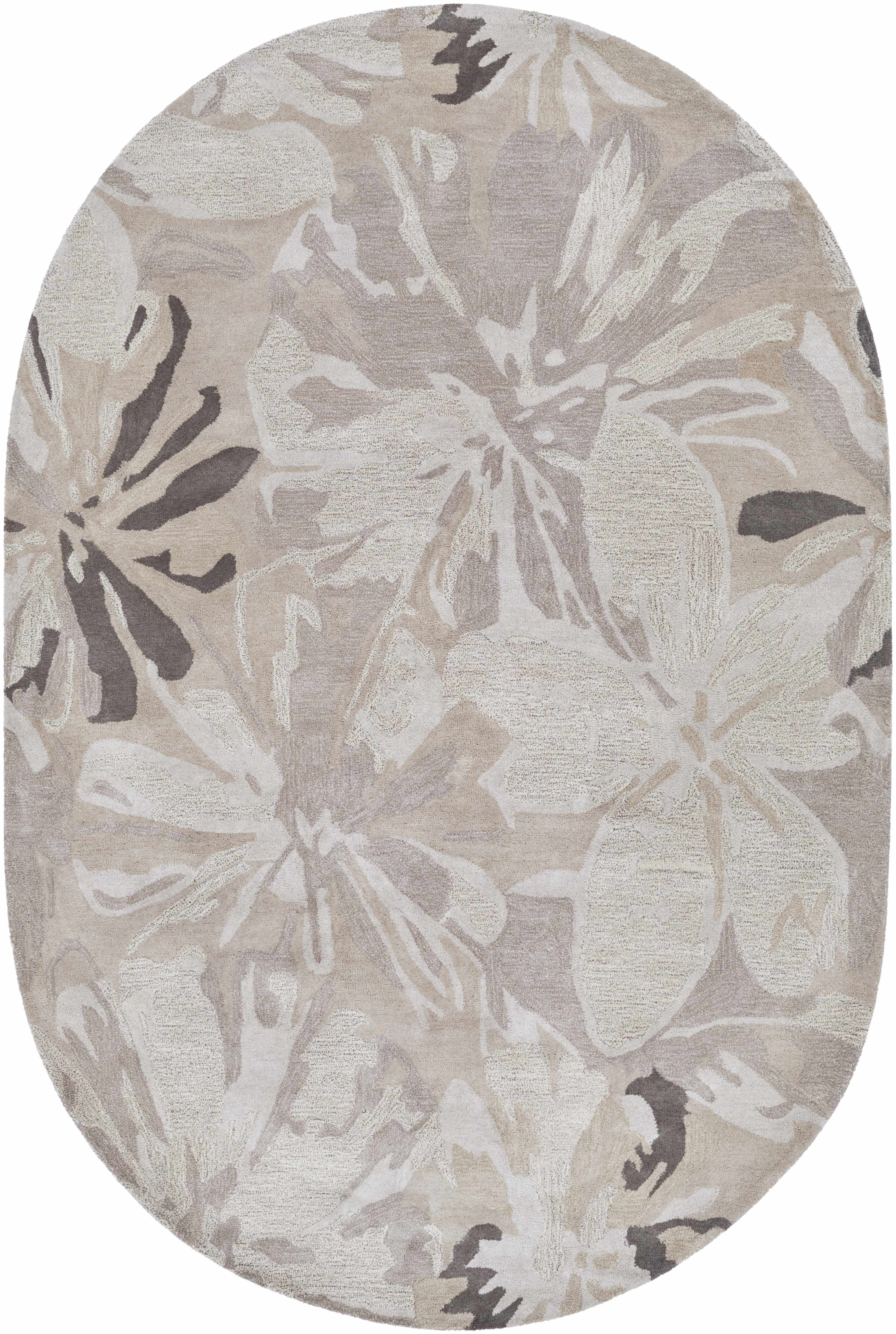 Ilfeld Athena Gray Floral Wool Rug - Image 12