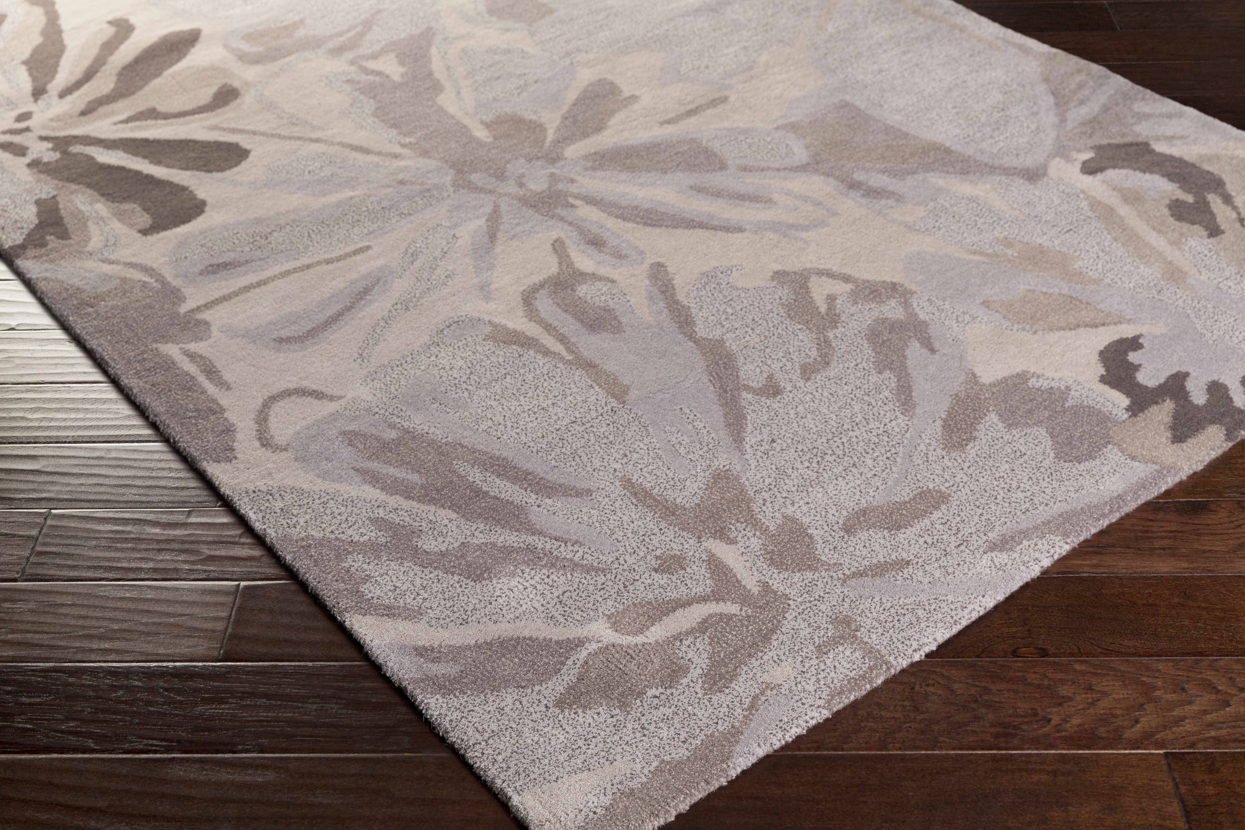 Ilfeld Athena Gray Floral Wool Rug - Image 15