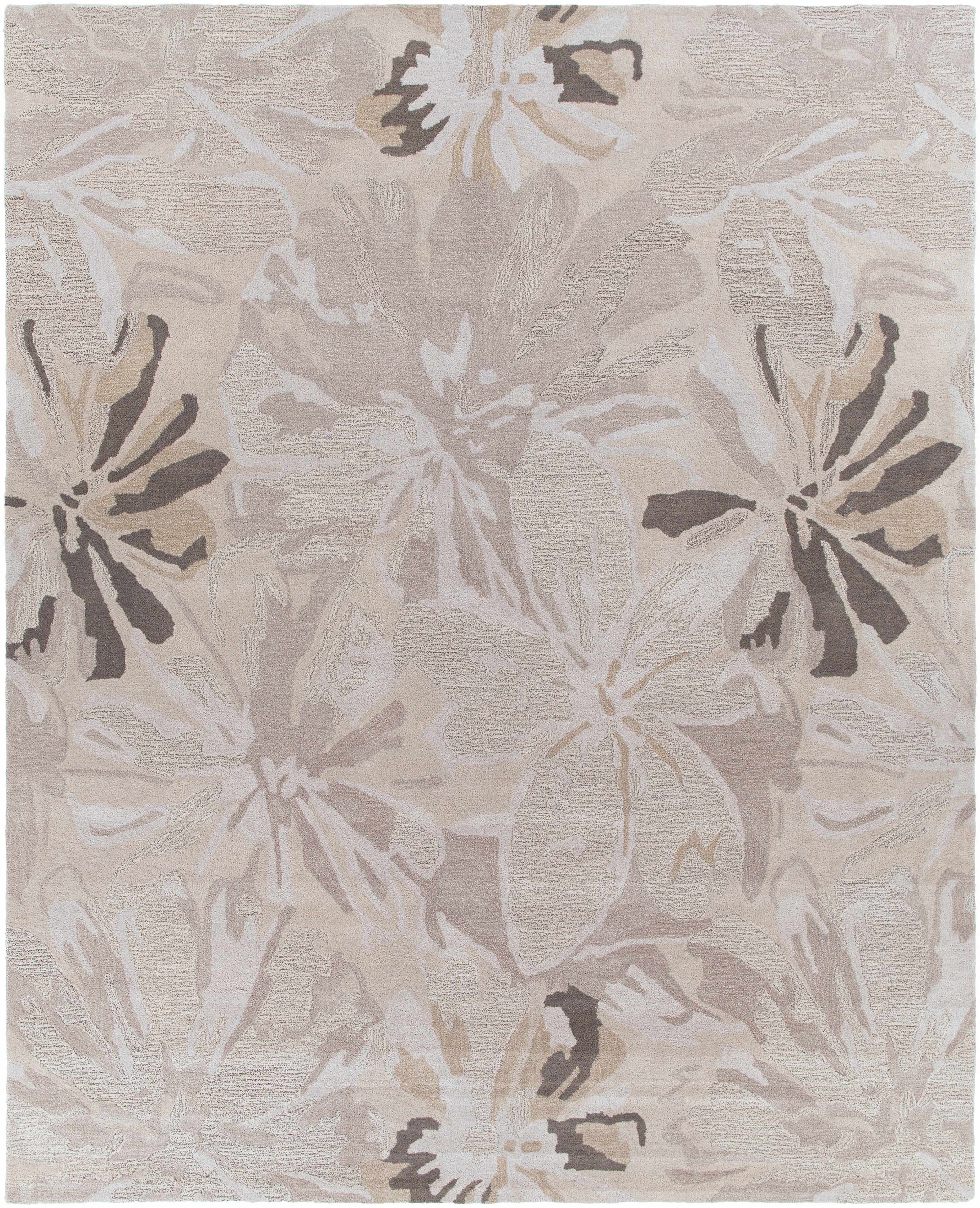 Ilfeld Athena Gray Floral Wool Rug - Image 16
