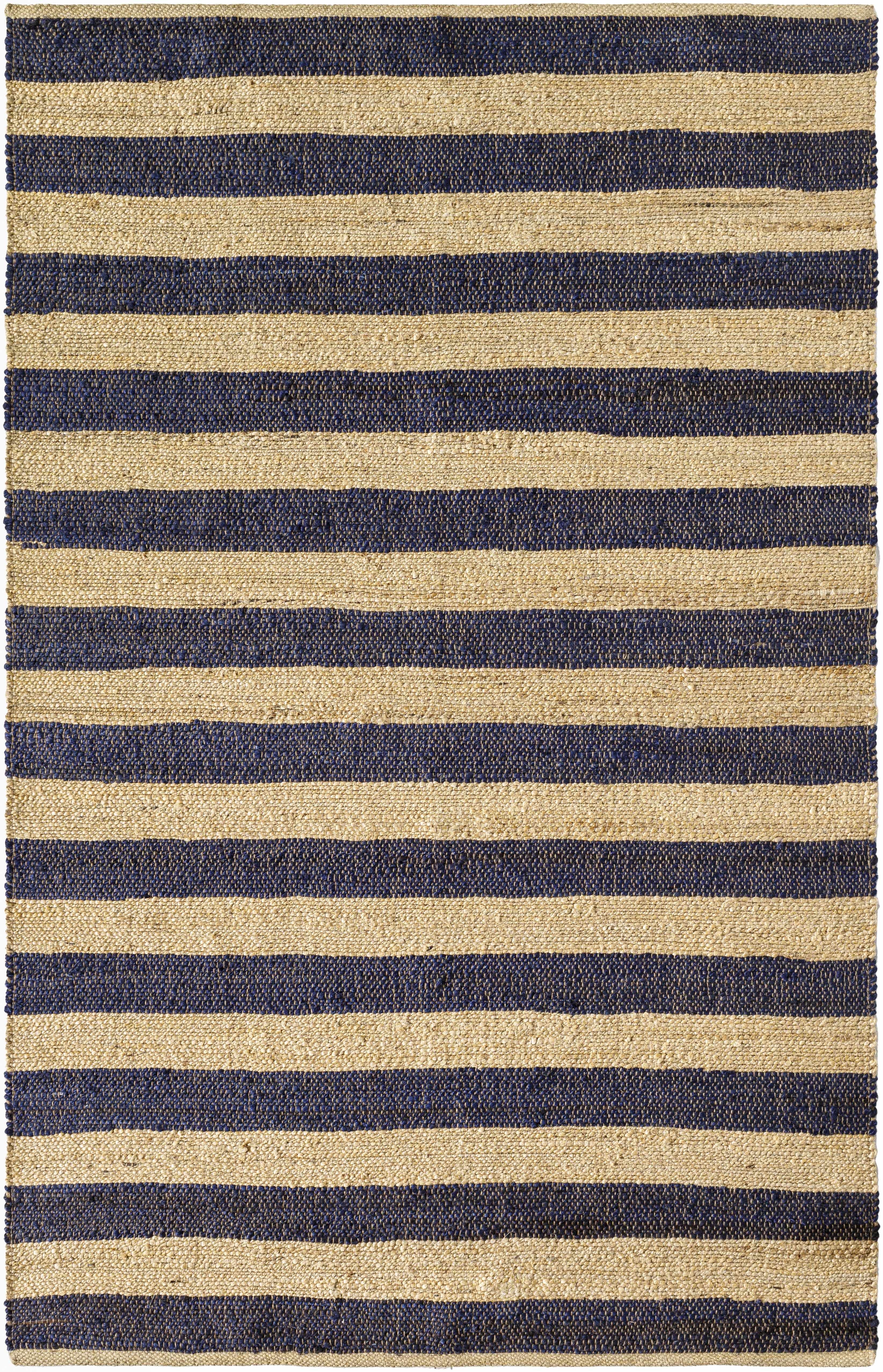Ilkay Beige & Black Jute Area Rug - Clearance