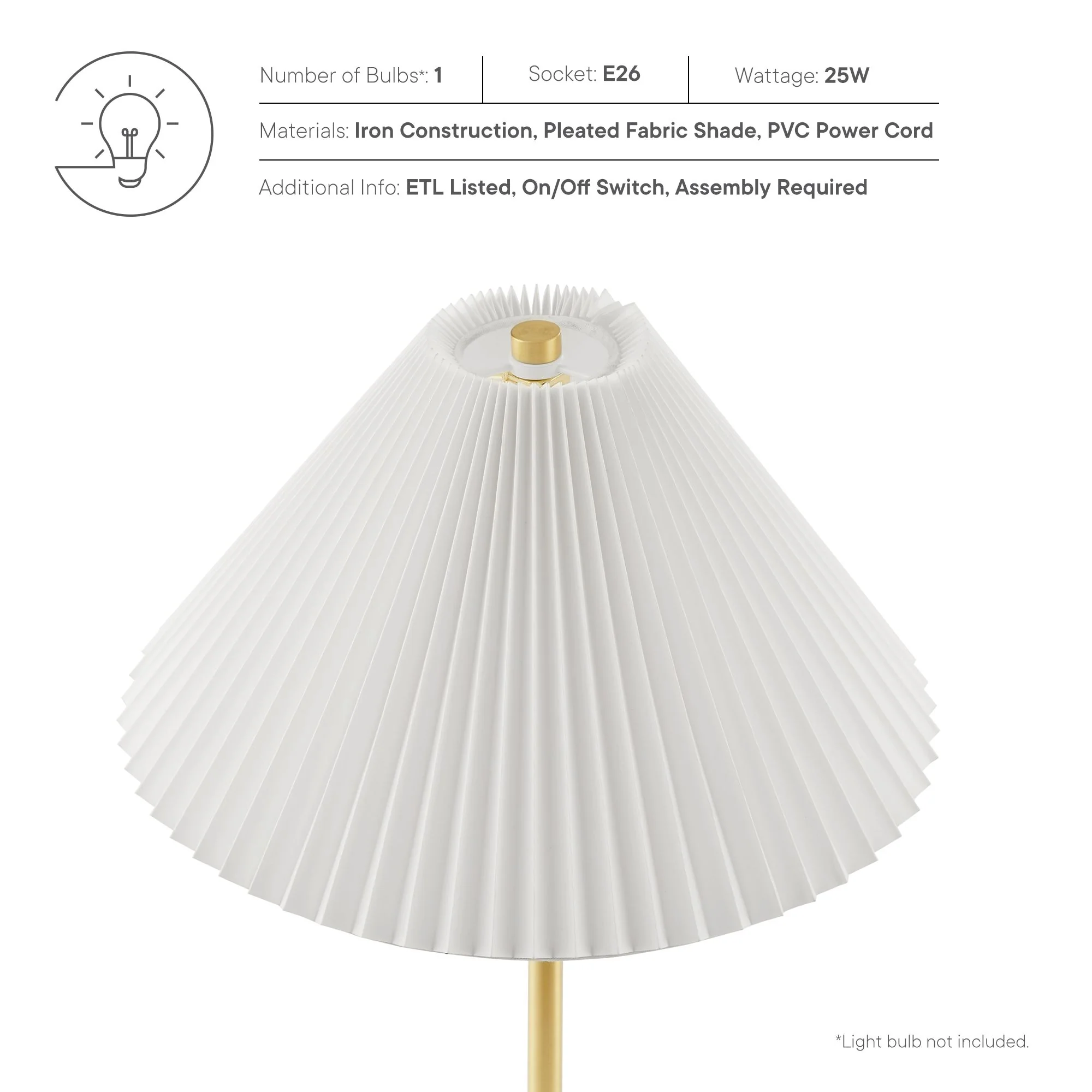 Illusion Marble Dome Floor Lamp by Modway - Image 3