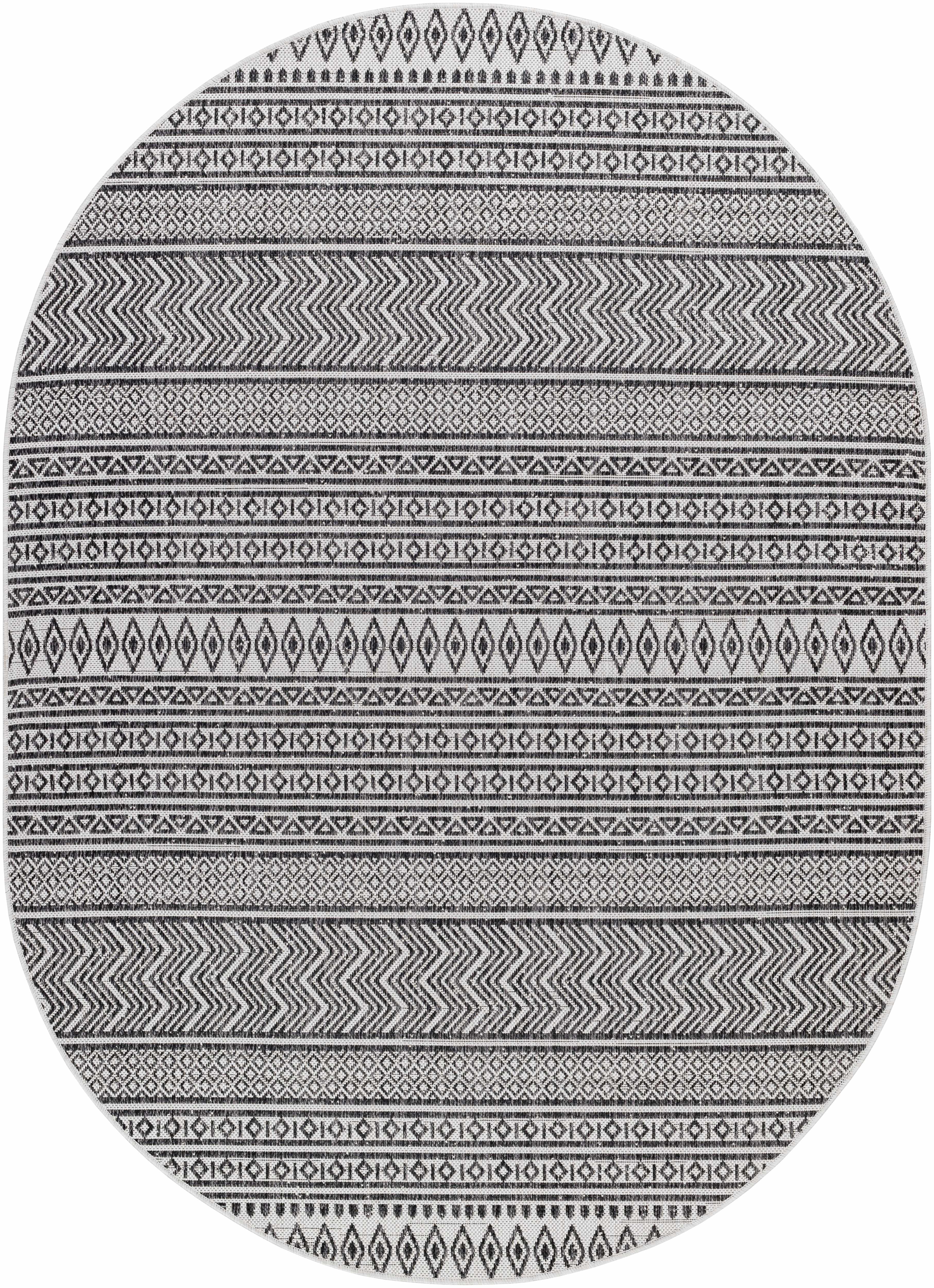 Imboden Black&White Outdoor Rug - Image 19
