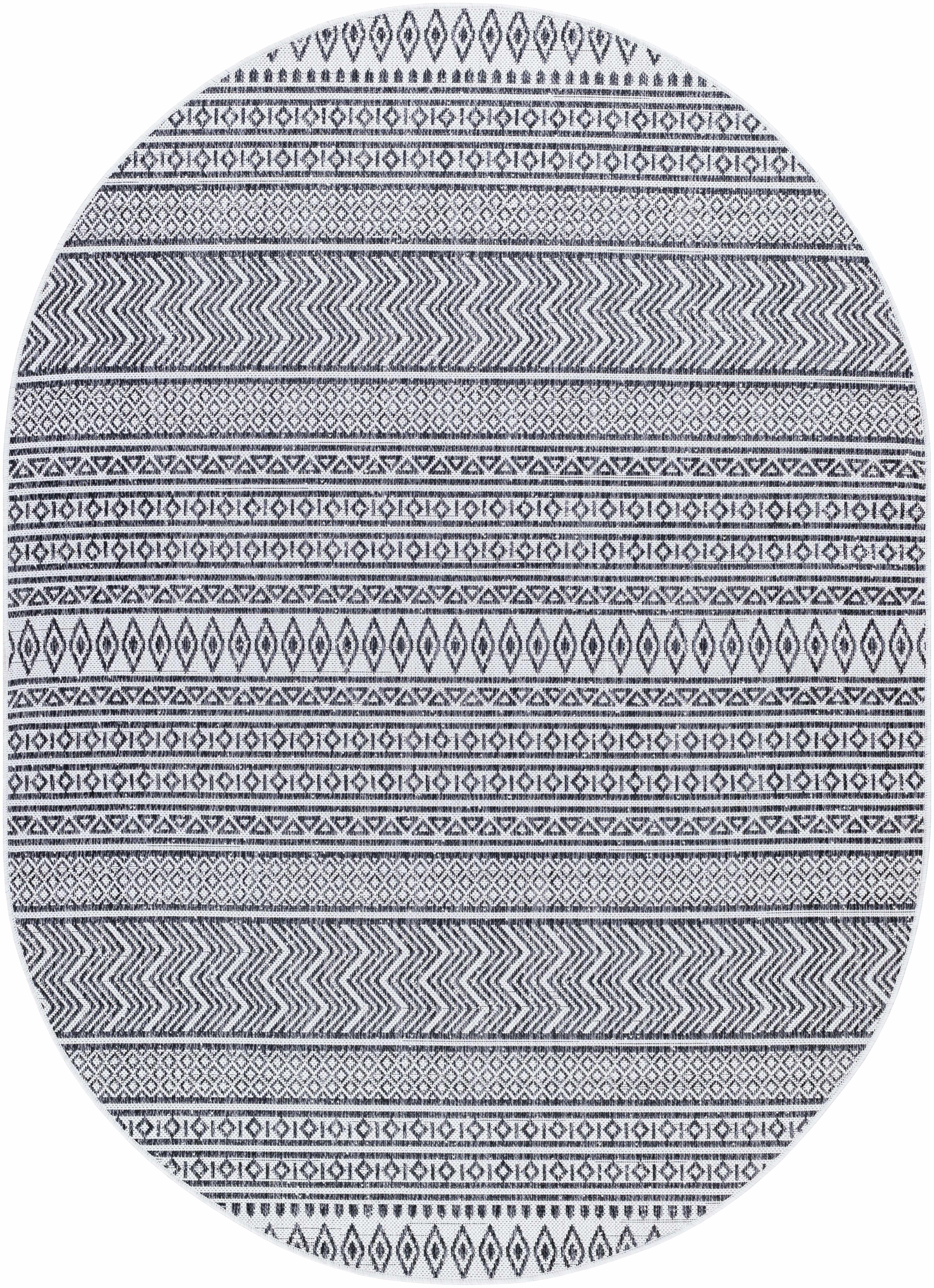 Imboden Black&White Outdoor Rug - Image 25