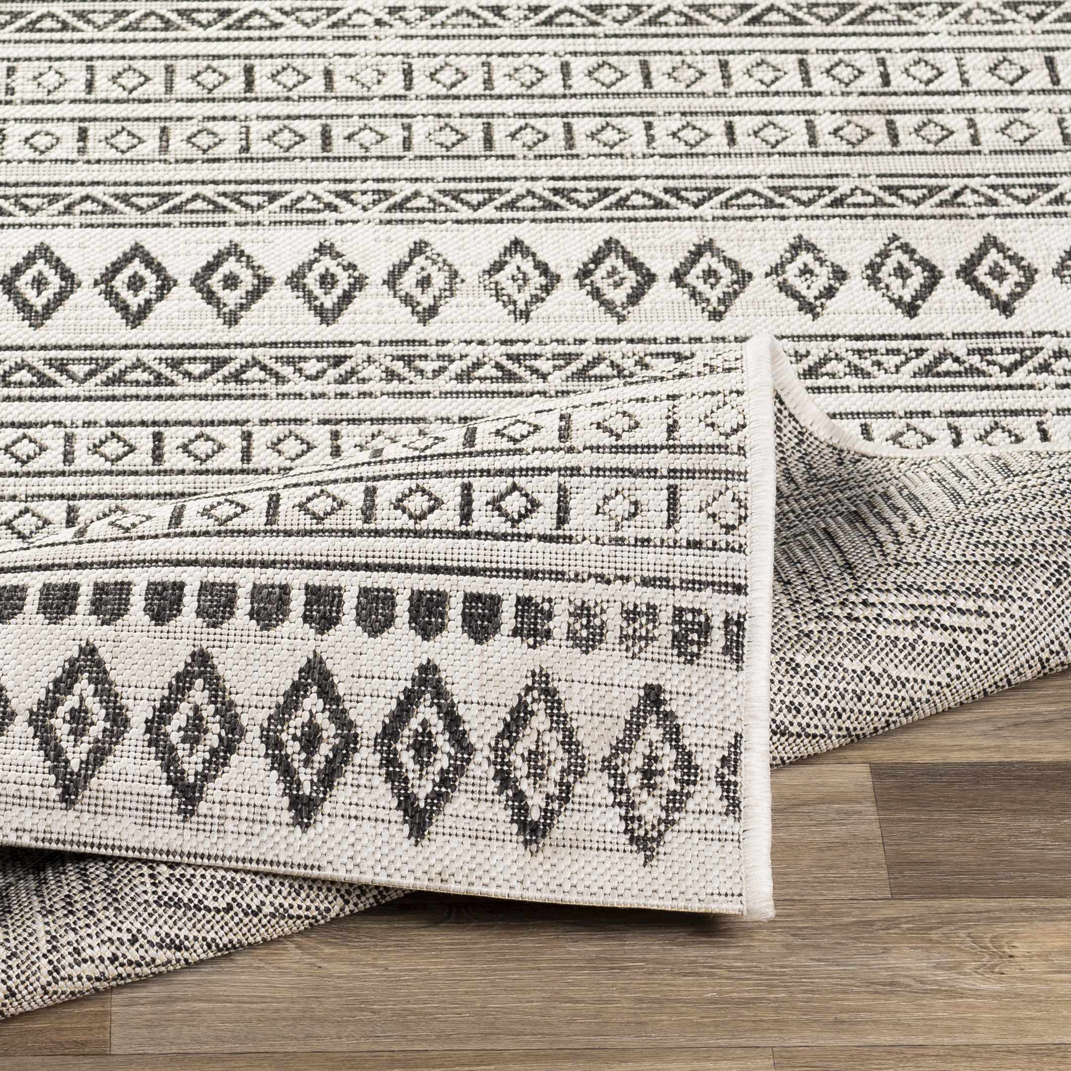 Imboden Black&White Outdoor Rug - Image 6