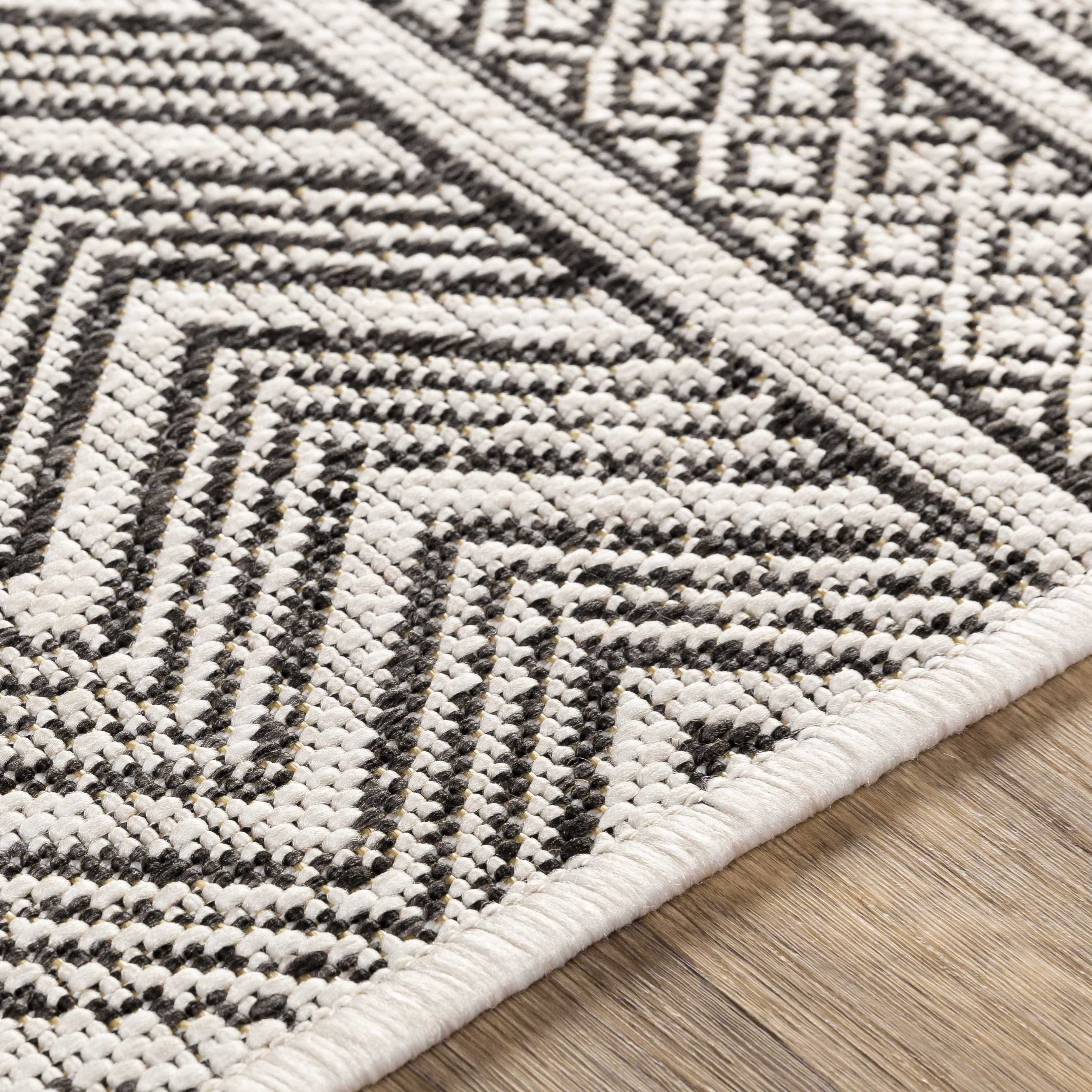 Imboden Black&White Outdoor Rug - Image 7