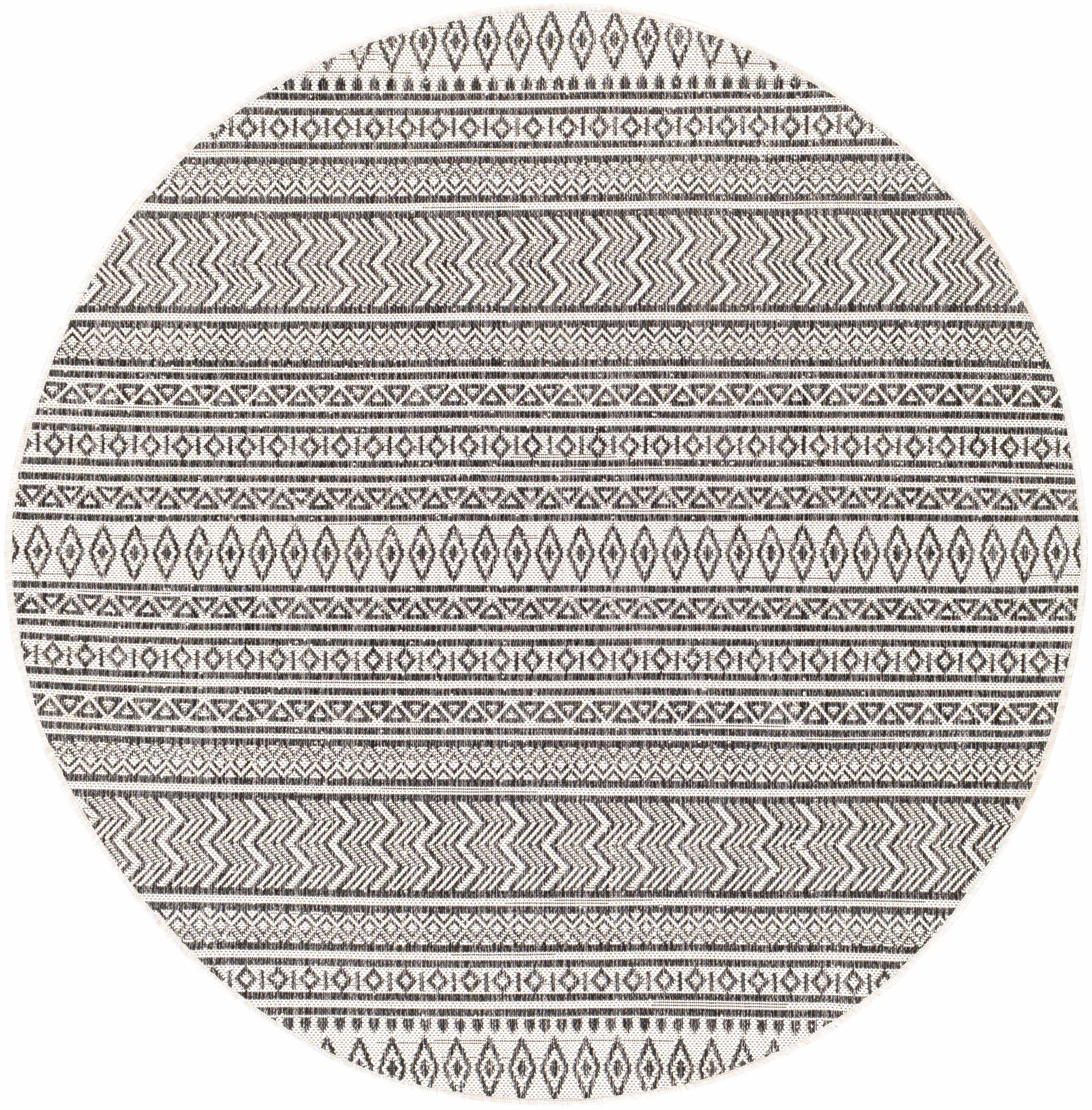 Imboden Black&White Outdoor Rug - Image 9