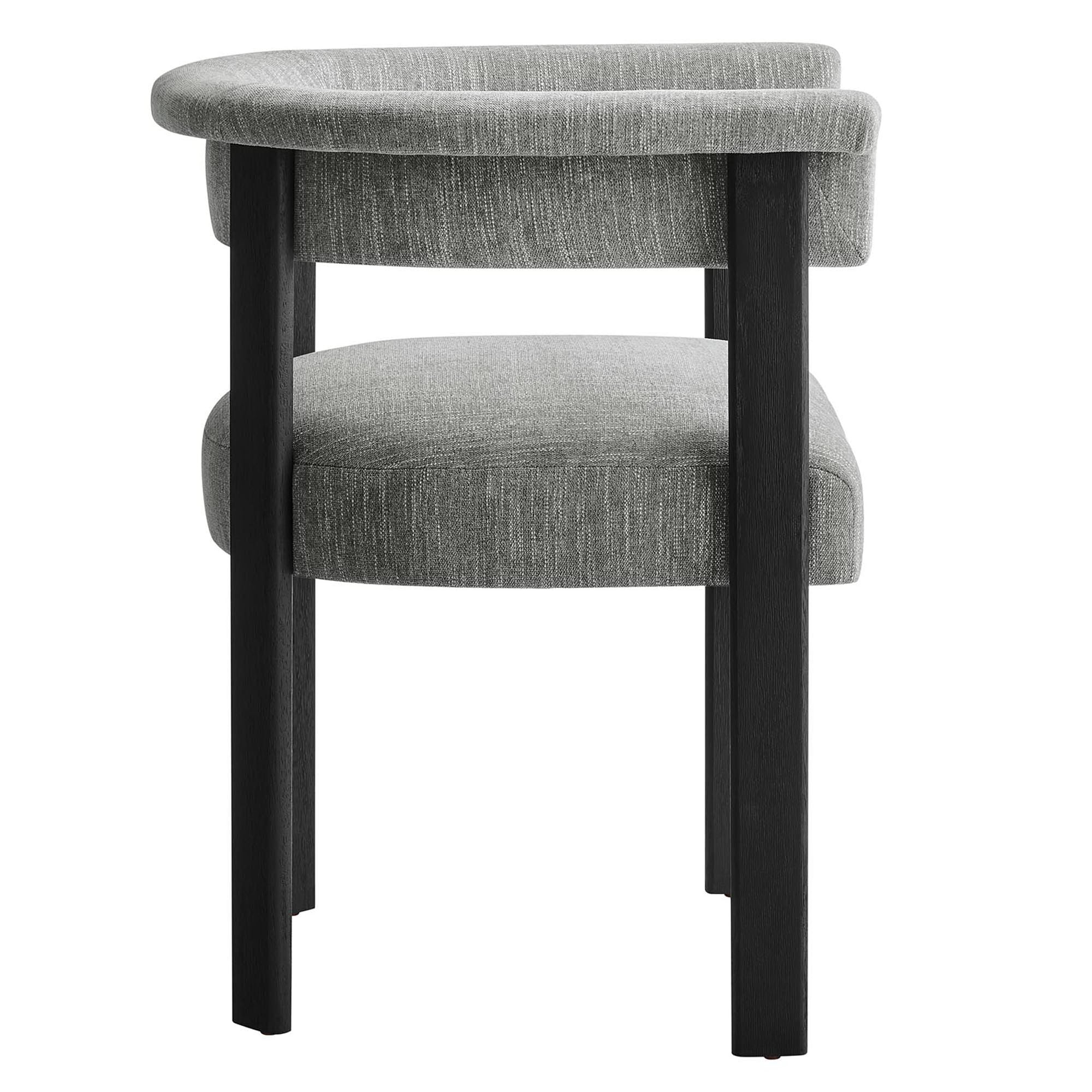 Imogen Fabric Upholstered Barrel Dining Chairs Set of 2 - Image 10