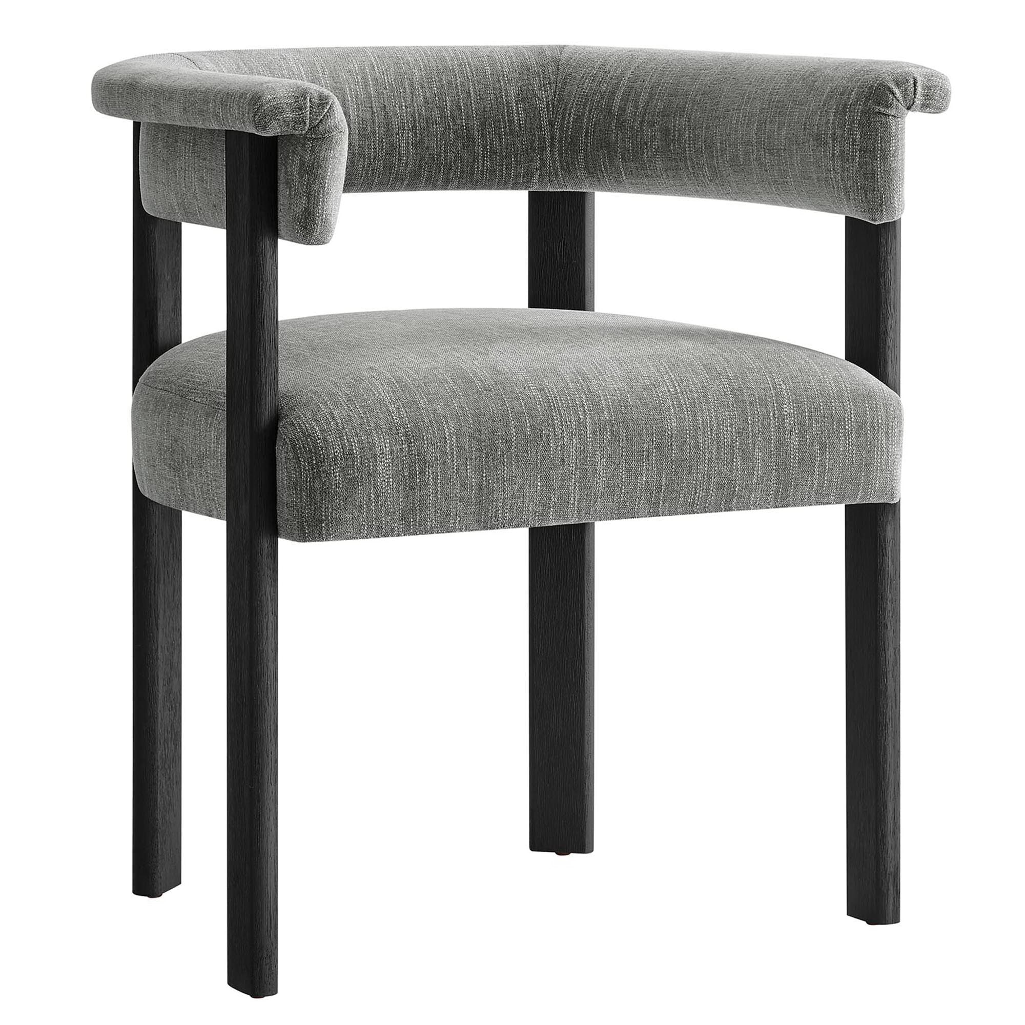 Imogen Fabric Upholstered Barrel Dining Chairs Set of 2 - Image 11