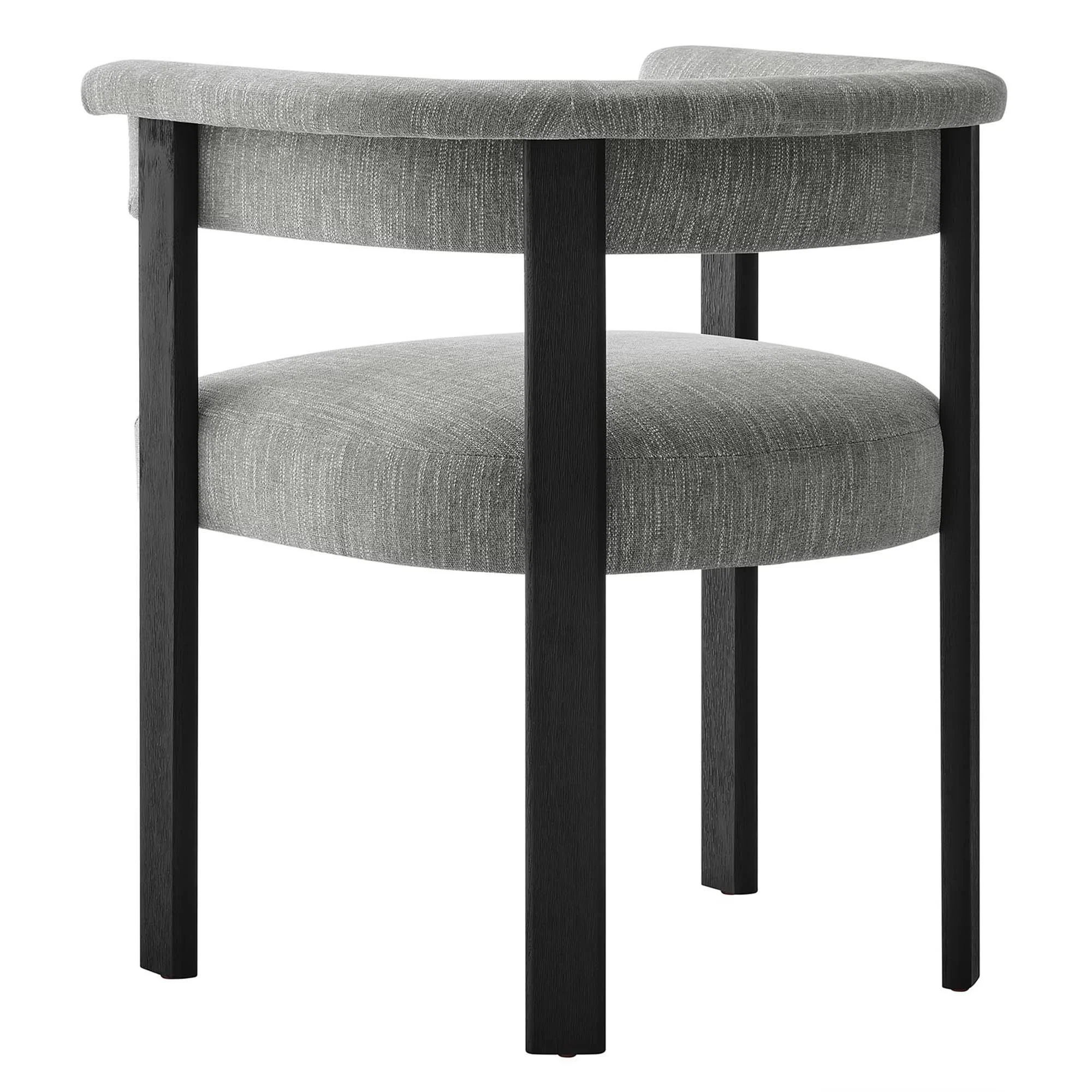 Imogen Fabric Upholstered Barrel Dining Chairs Set of 2 - Image 9