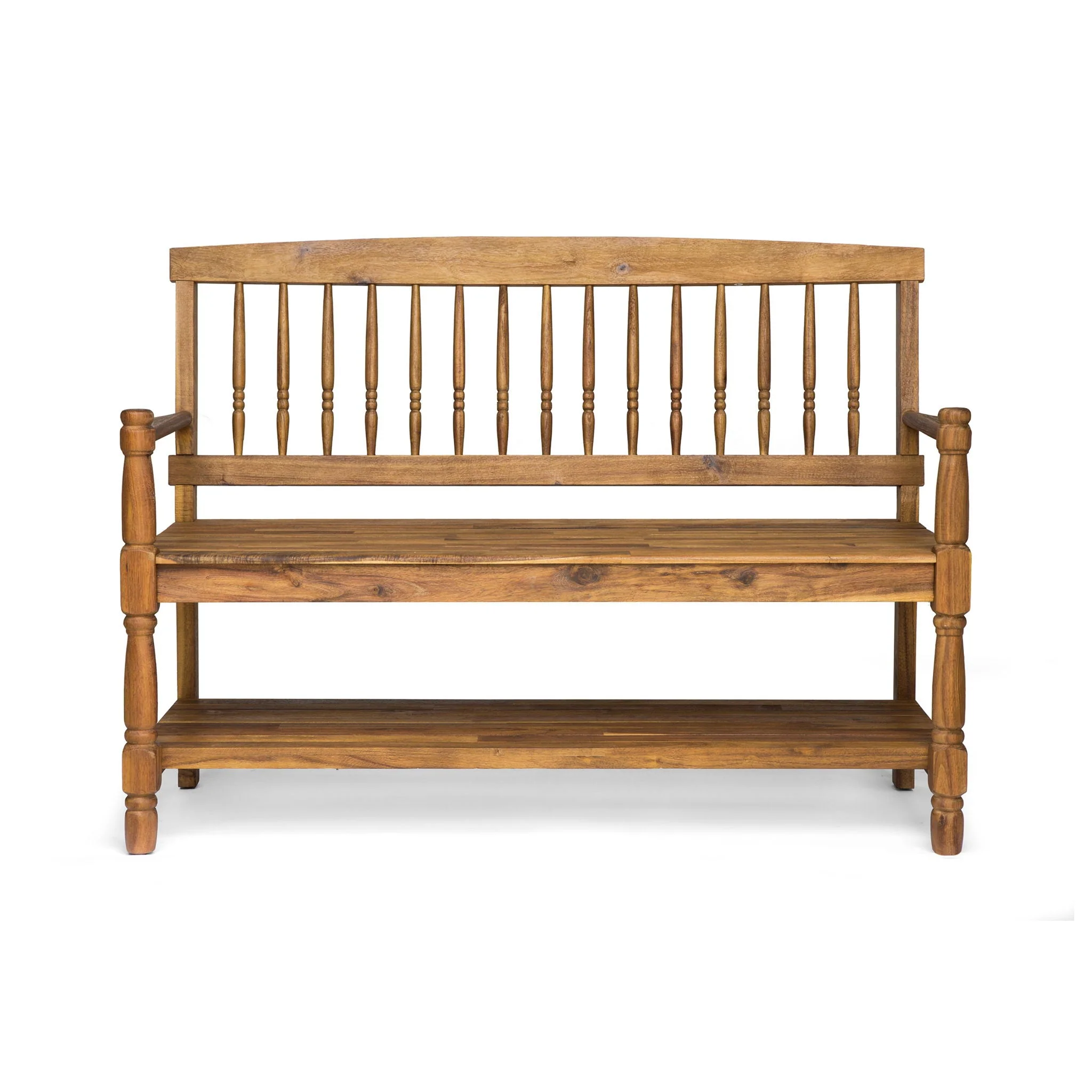 Imperial Bench With Built-In Shelf - Image 8