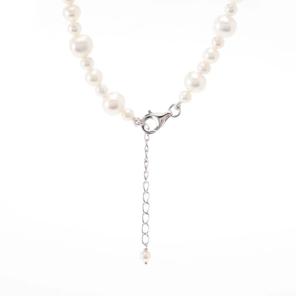 Imperial Pearl Sterling Silver Freshwater Cultured Pearl Strand Necklace - Image 2