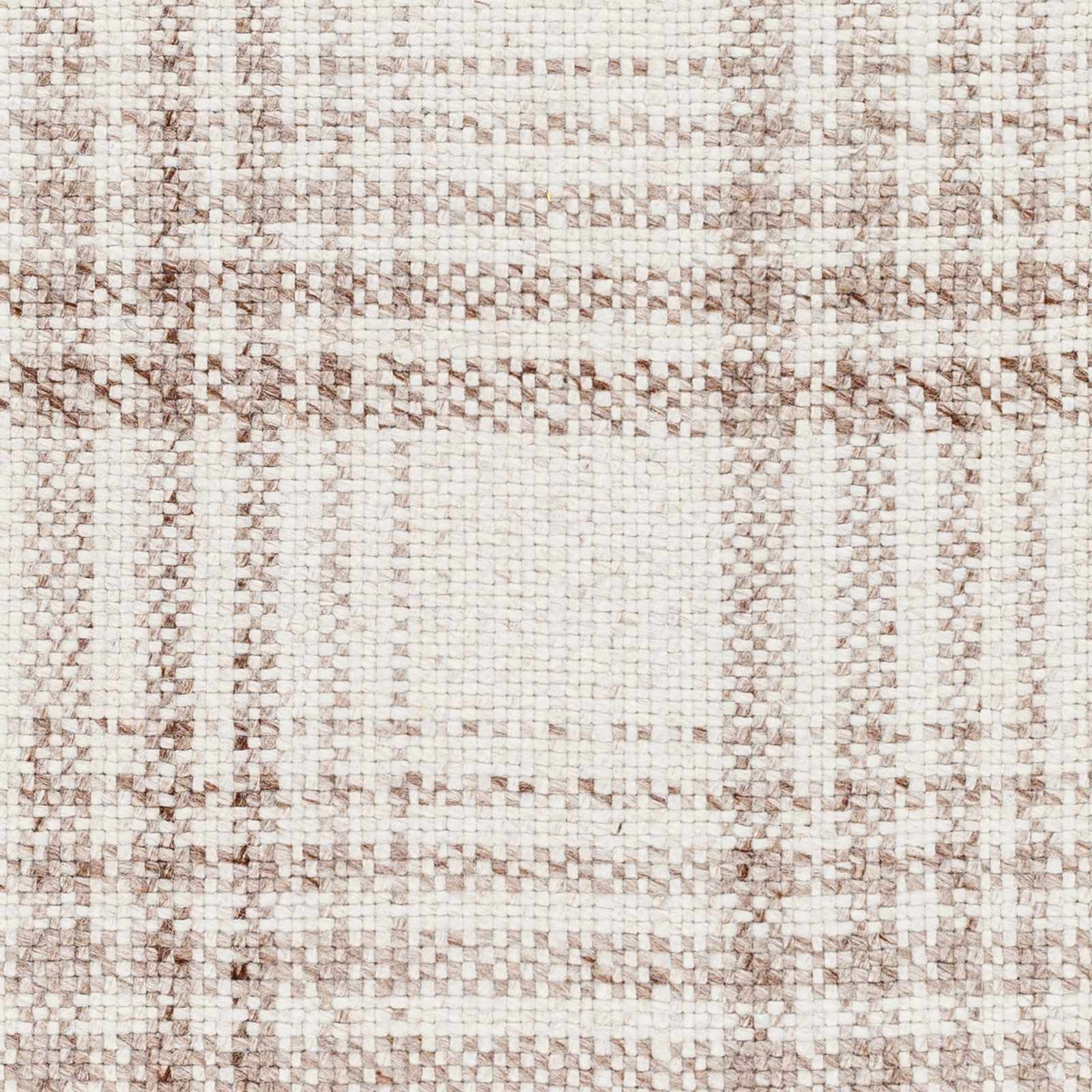 Inara Light Brown Plaid Hand Woven Area Rug - Image 4