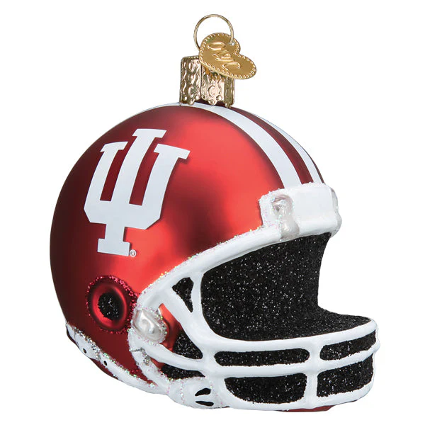 Indiana Football Helmet Ornament - Image 3