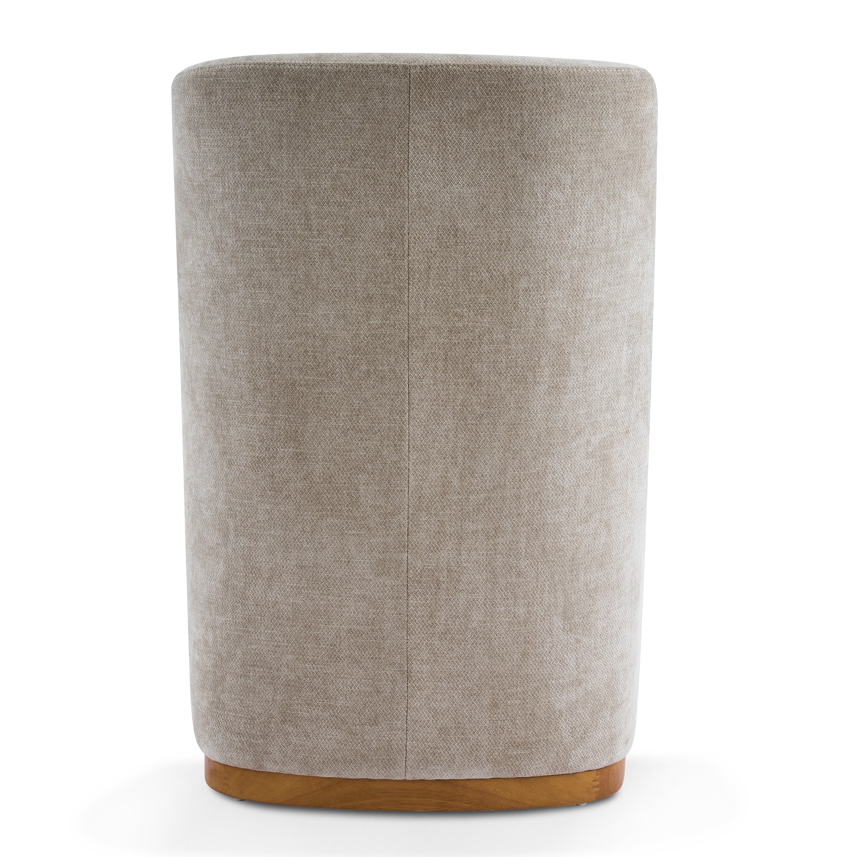 Indoor Dining Chair Set of 2 in Creamy Oatmeal Upholstered Fabric - Image 11