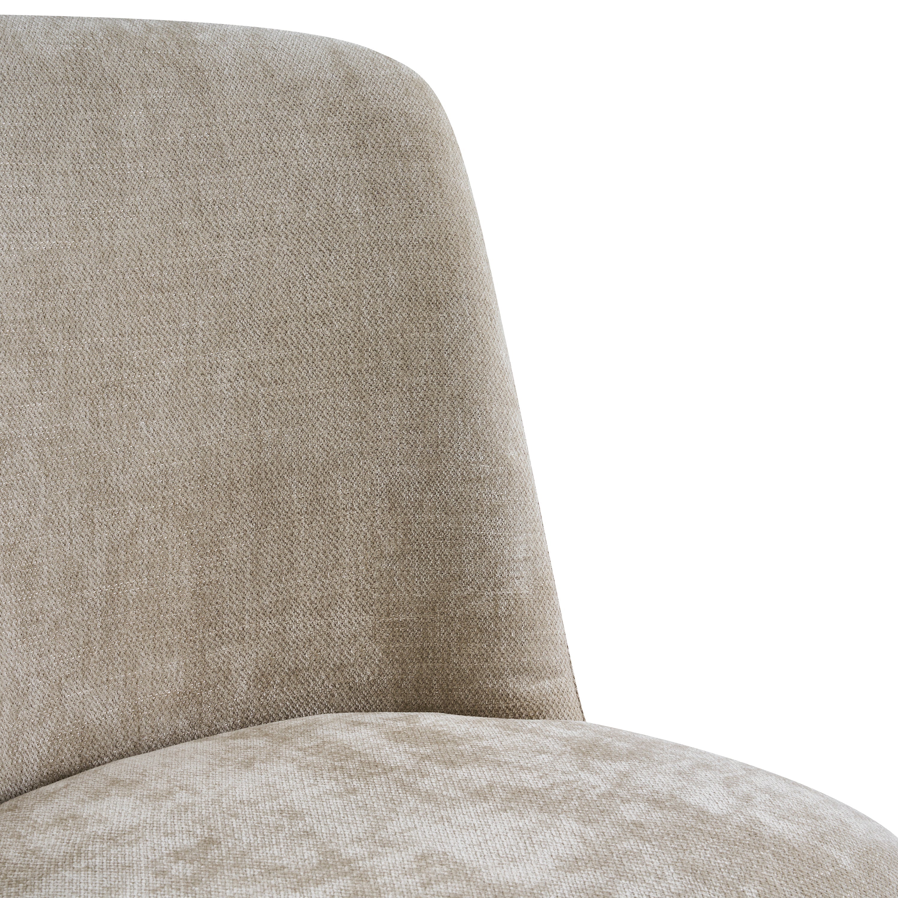 Indoor Dining Chair Set of 2 in Creamy Oatmeal Upholstered Fabric - Image 13