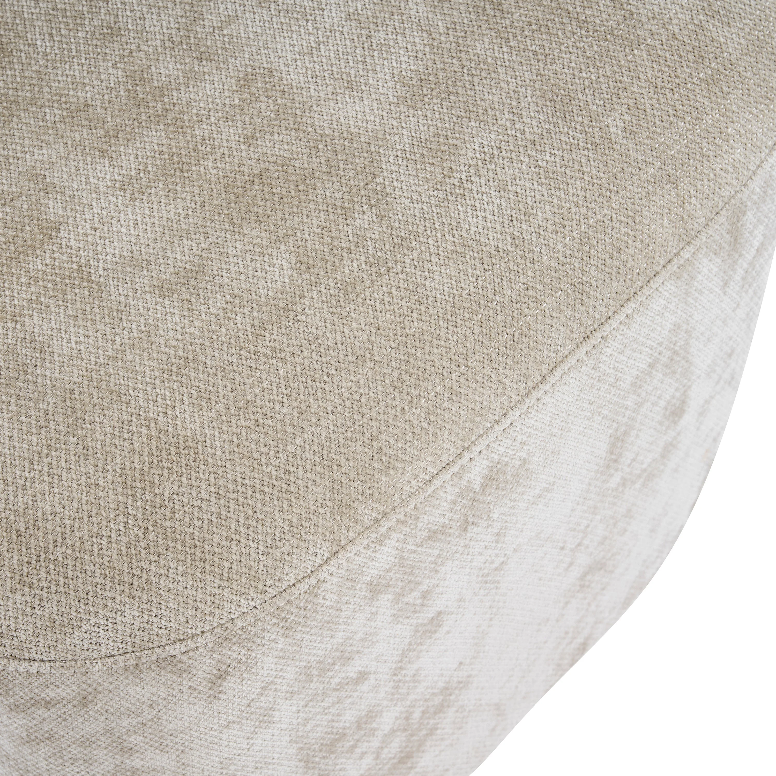 Indoor Dining Chair Set of 2 in Creamy Oatmeal Upholstered Fabric - Image 14