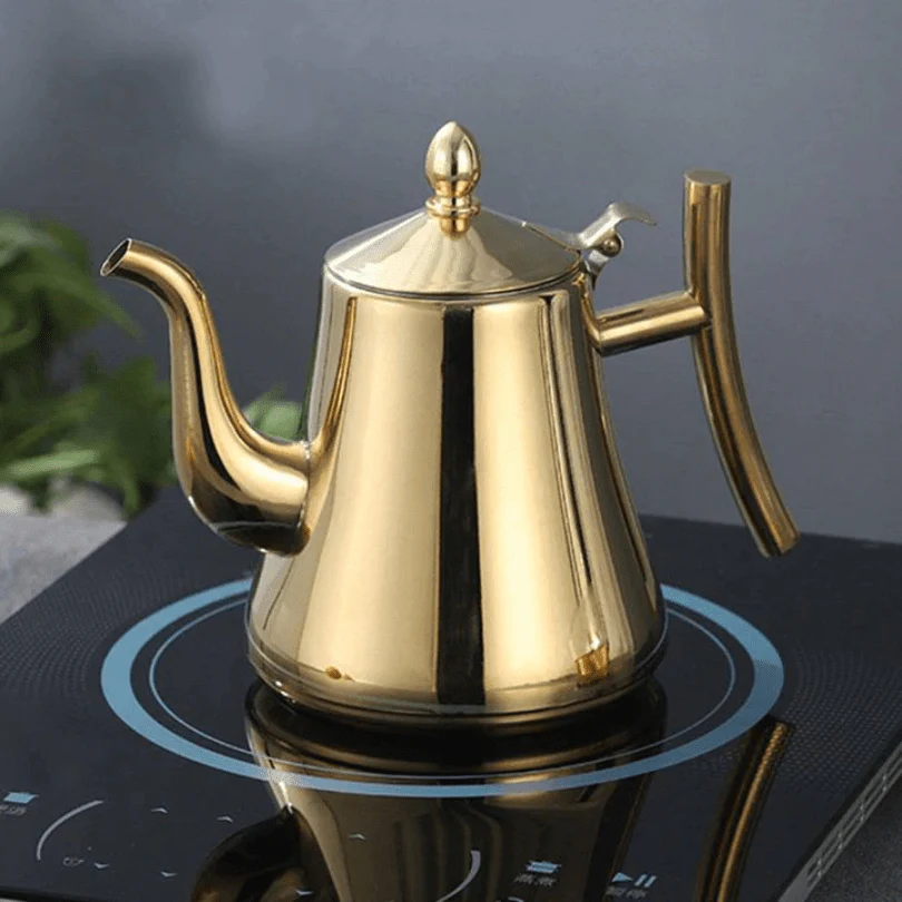 Induction Electric Kettle with Built-In Filter Fast Boil Tea Coffee - Image 2