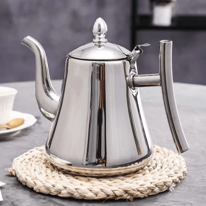 Induction Electric Kettle with Built-In Filter Fast Boil Tea Coffee - Image 3